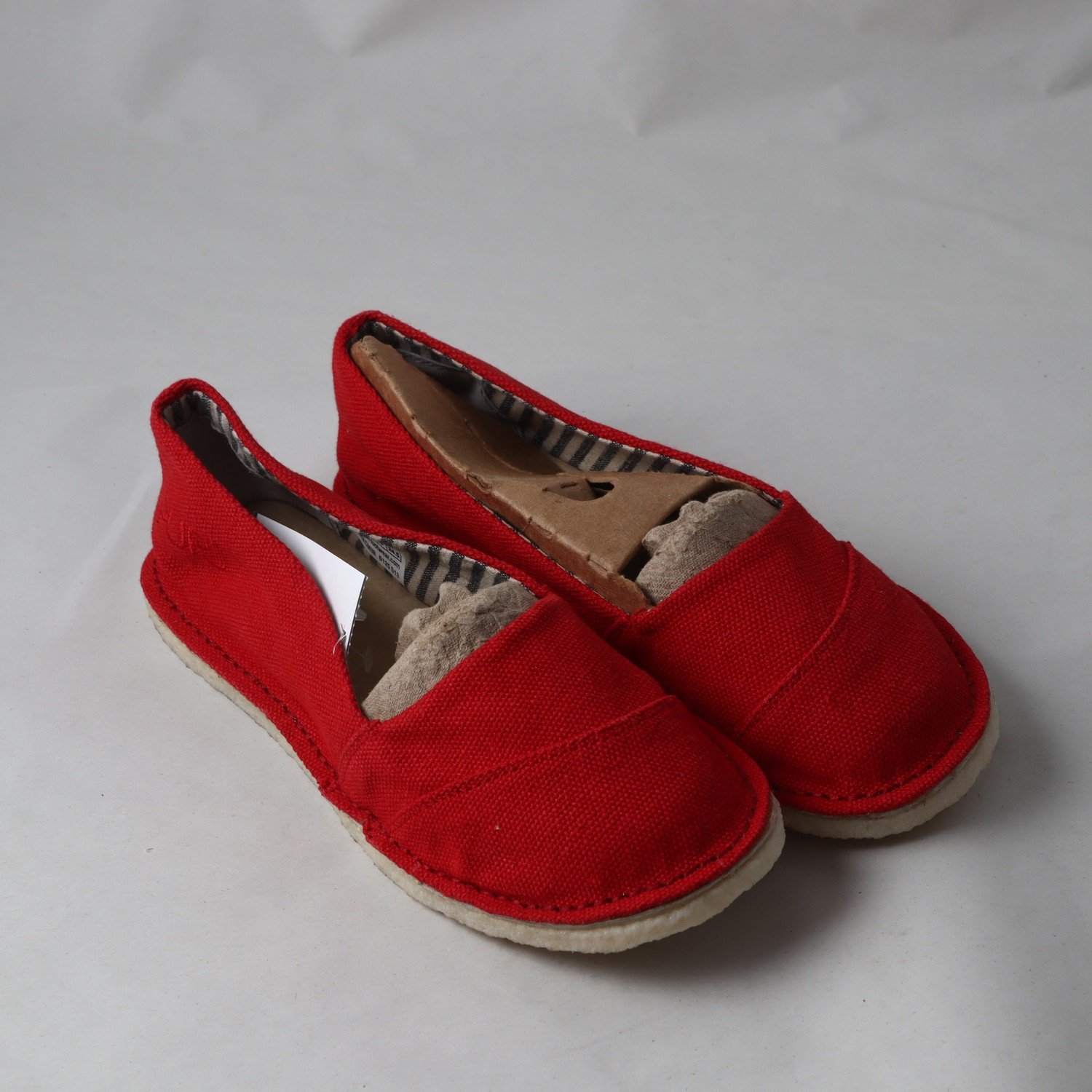 Espadrillos, Pur, röd, stl. 38