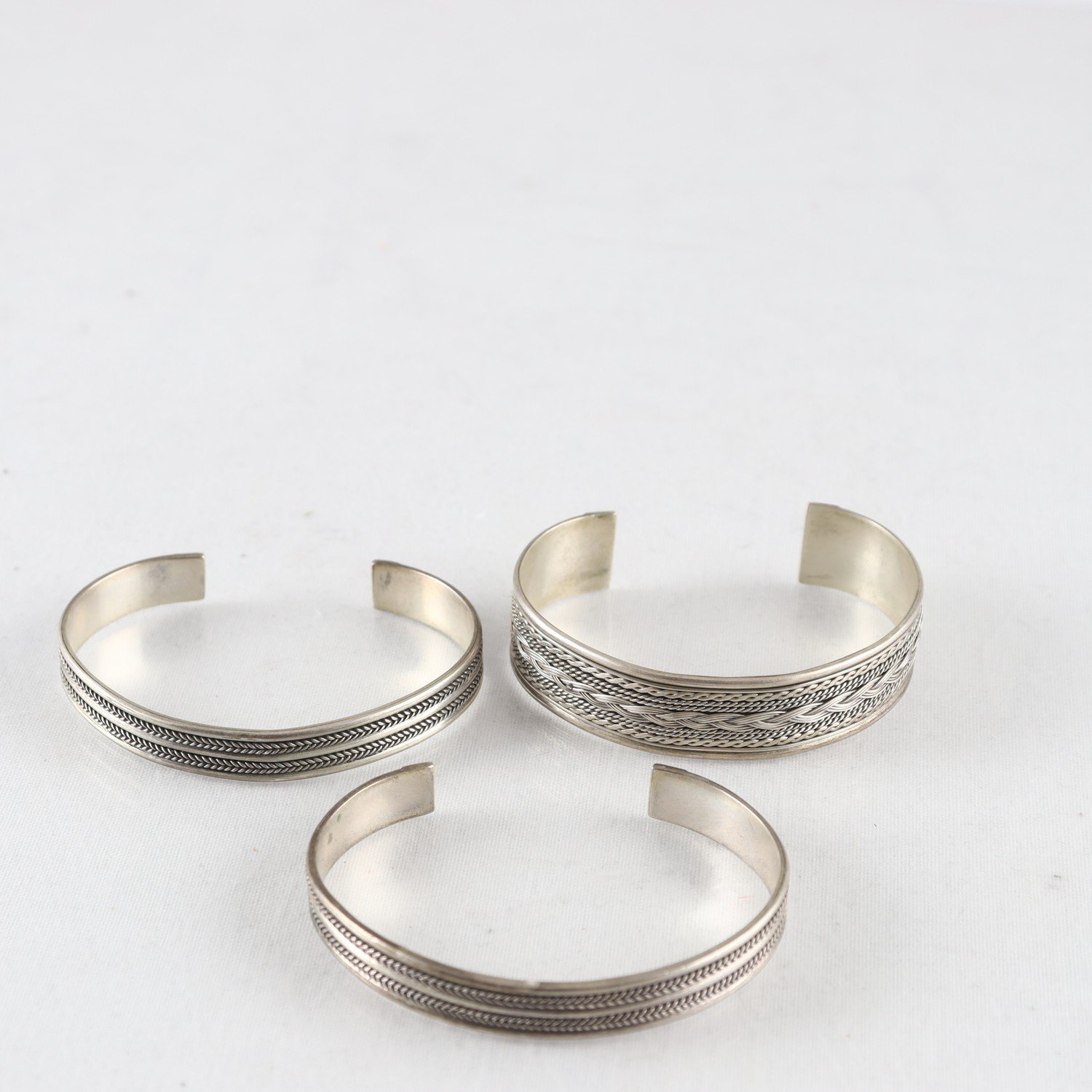 Armband, Silver, stämplat 925. 3 st
