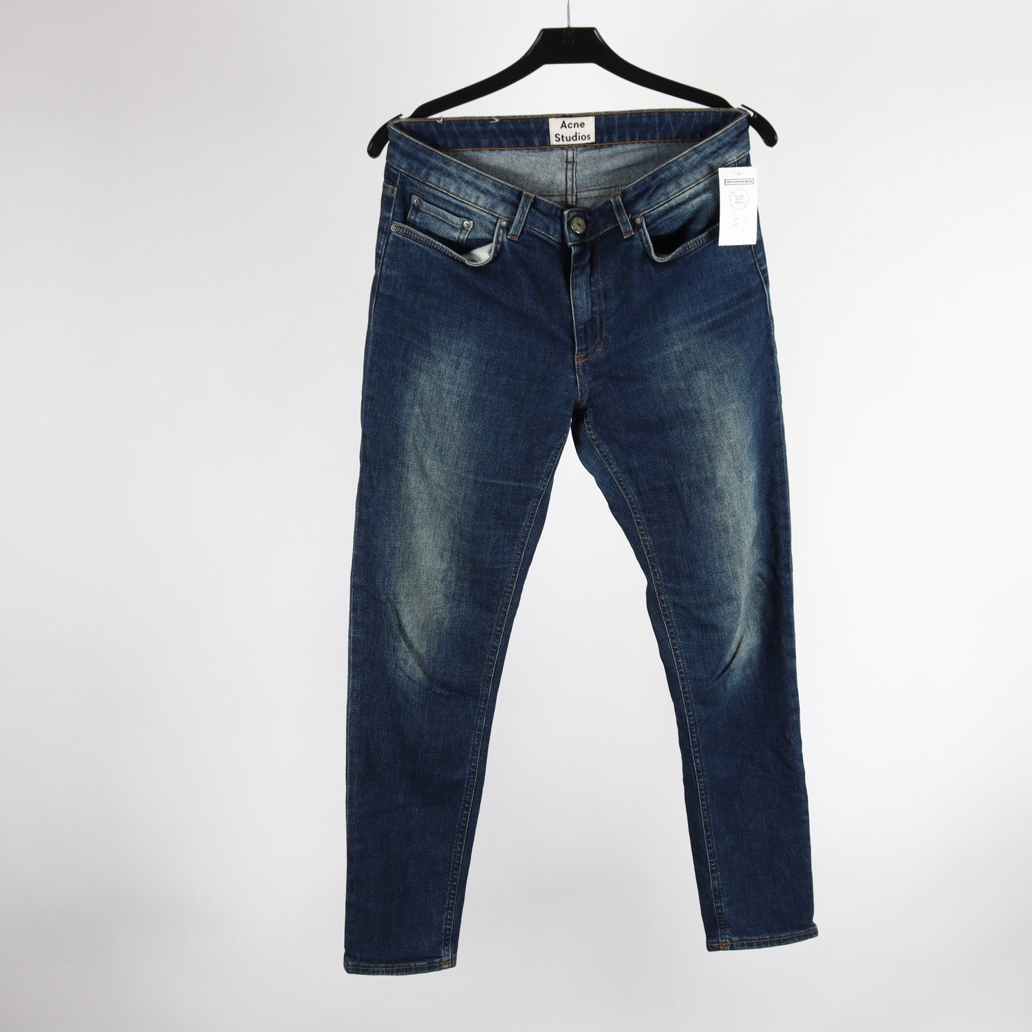 Jeans, Acne Studio, Skin 5 Used Blue, blå, stl. 29/32