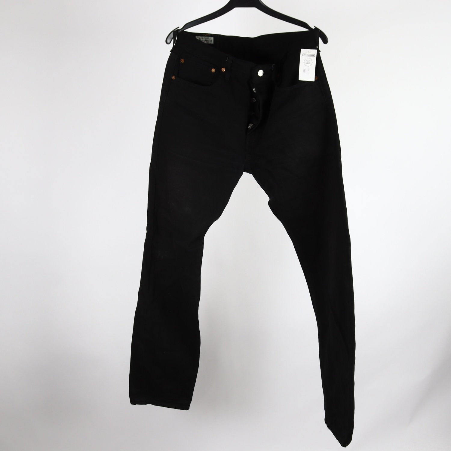 Jeans, Levis, 501, svart, stl. 32/34