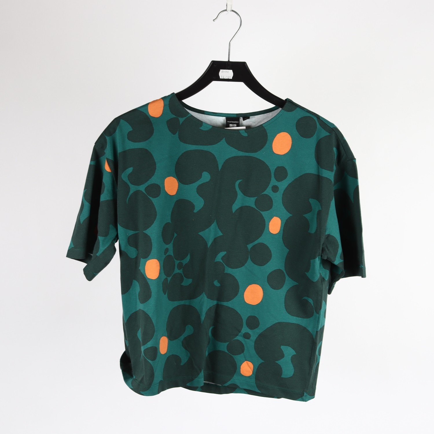 Tröja, Marimekko, grön, orange, stl. S