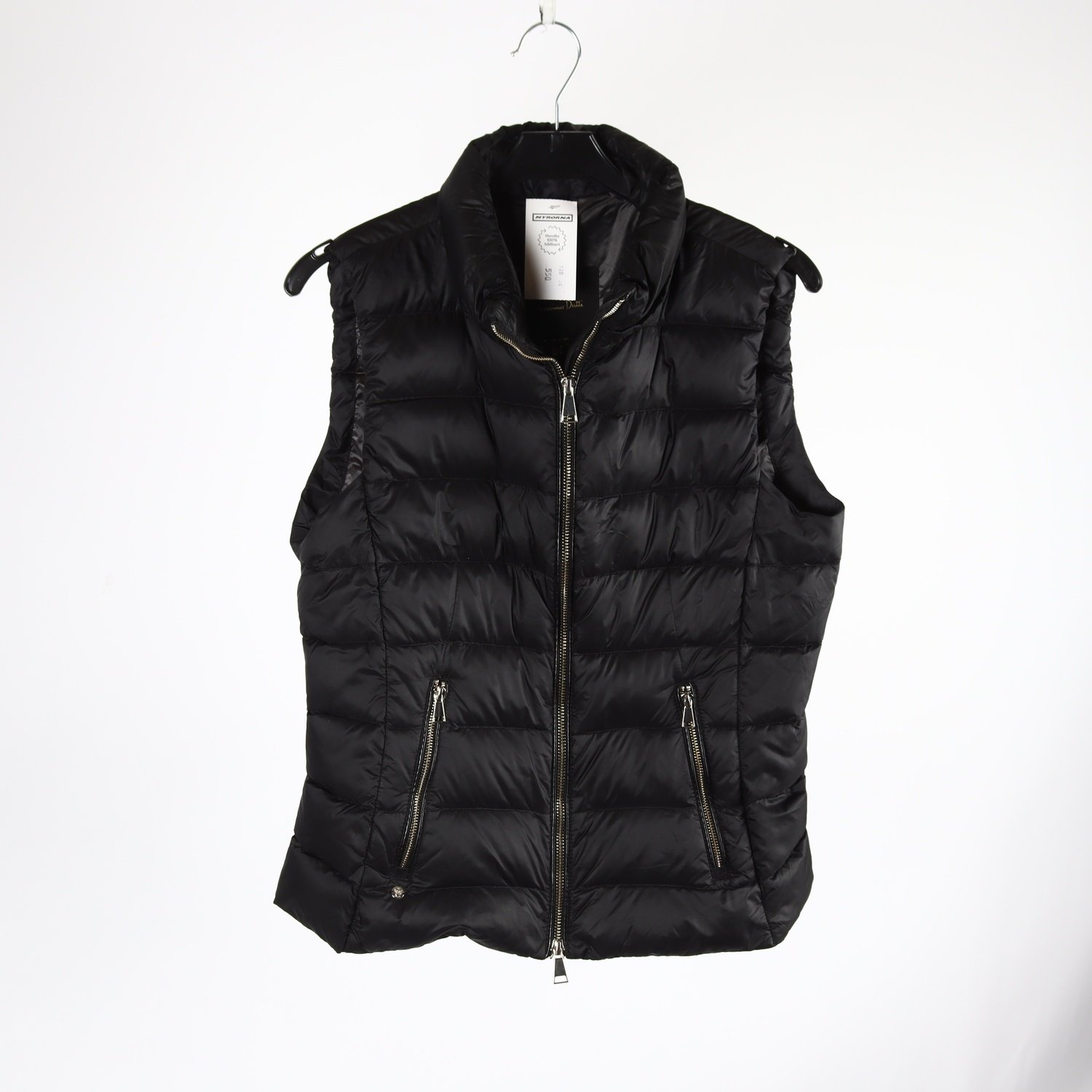 Dunväst, Massimo Dutti, svart, stl. M