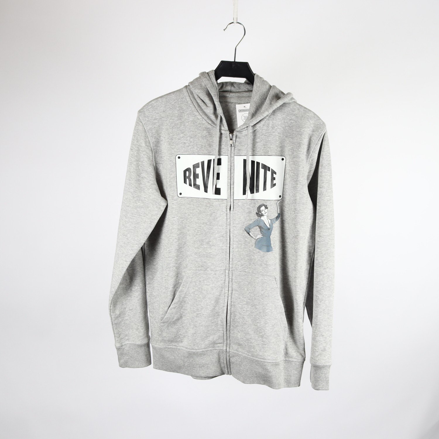 Hoodie, Revenite, grå, stl. M