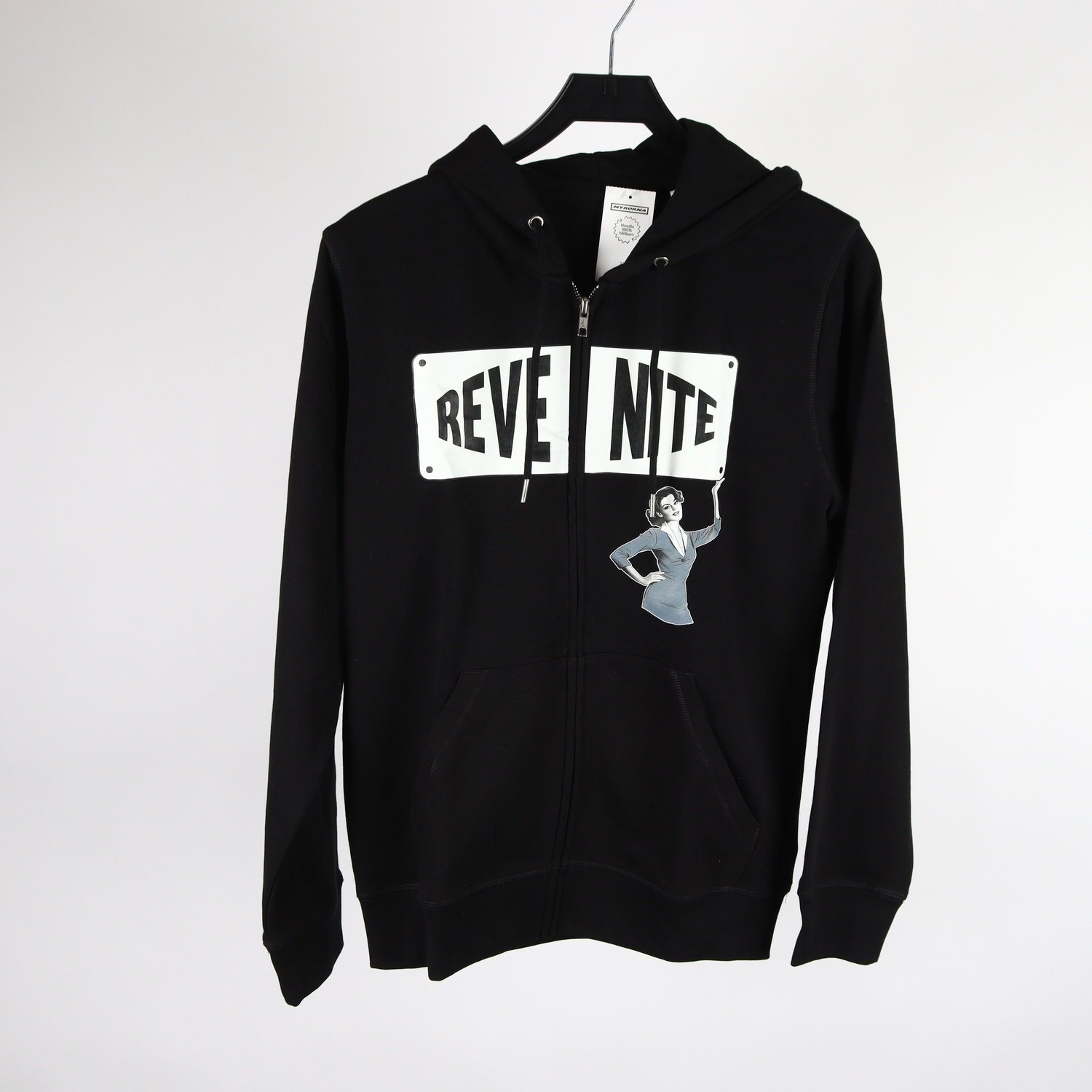 Hoodie, Revenite, svart, stl. S