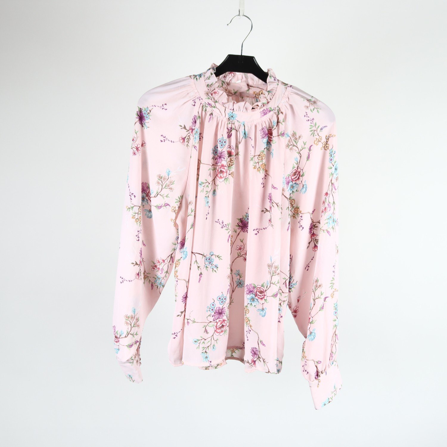 Blus, Bik Bok, rosa, blommig, stl. M