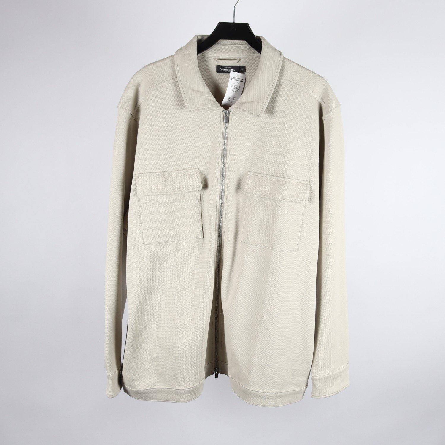 Tröja, Dressman, grå, stl. 3XL