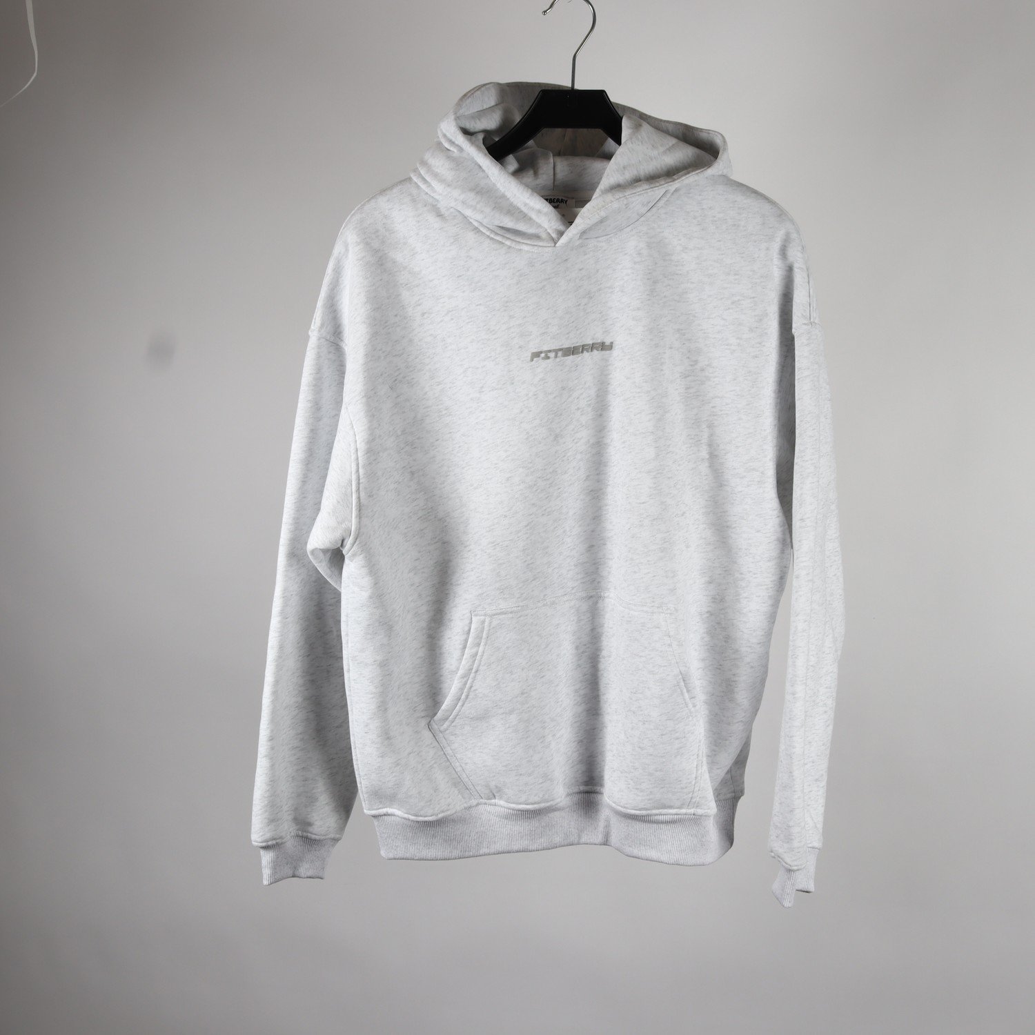 Hoodie, Fitberry, grå, stl. S