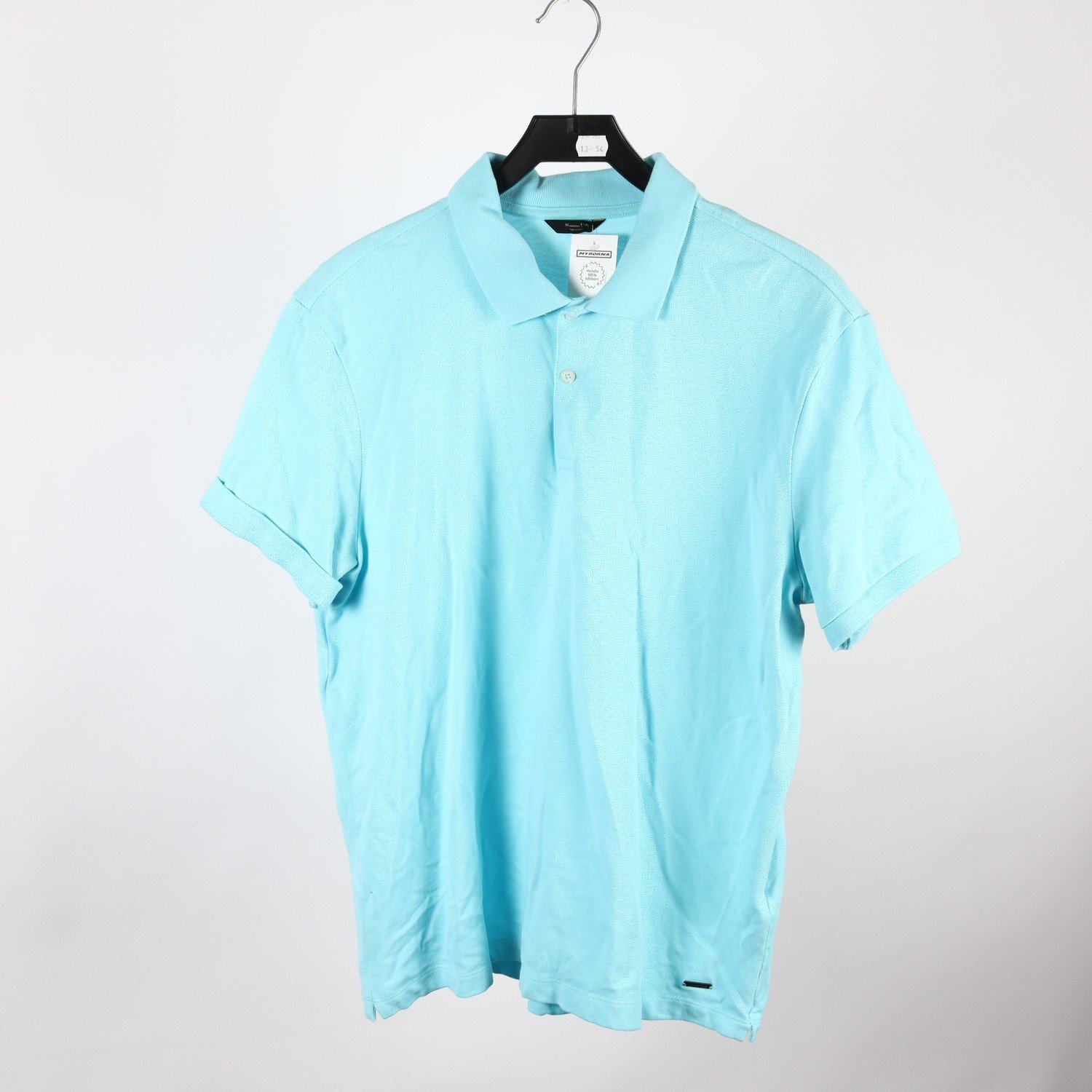 Pikètröja, Massimo Dutti, blå, stl. L