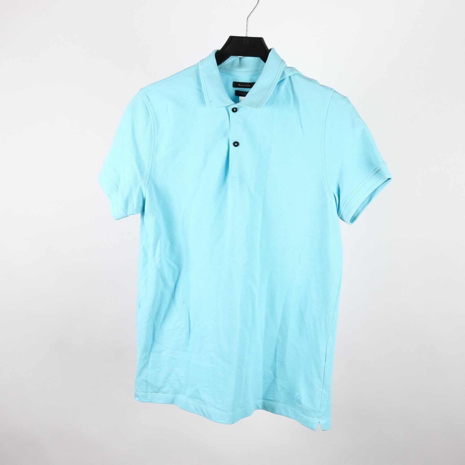 Pikètröja, Massimo Dutti, blå, stl. M