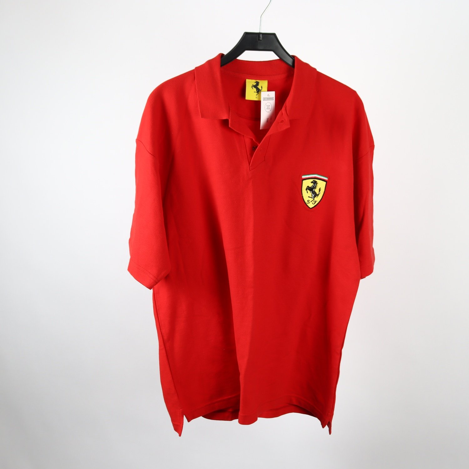 Piké, röd, Ferrari, röd, stl. XL