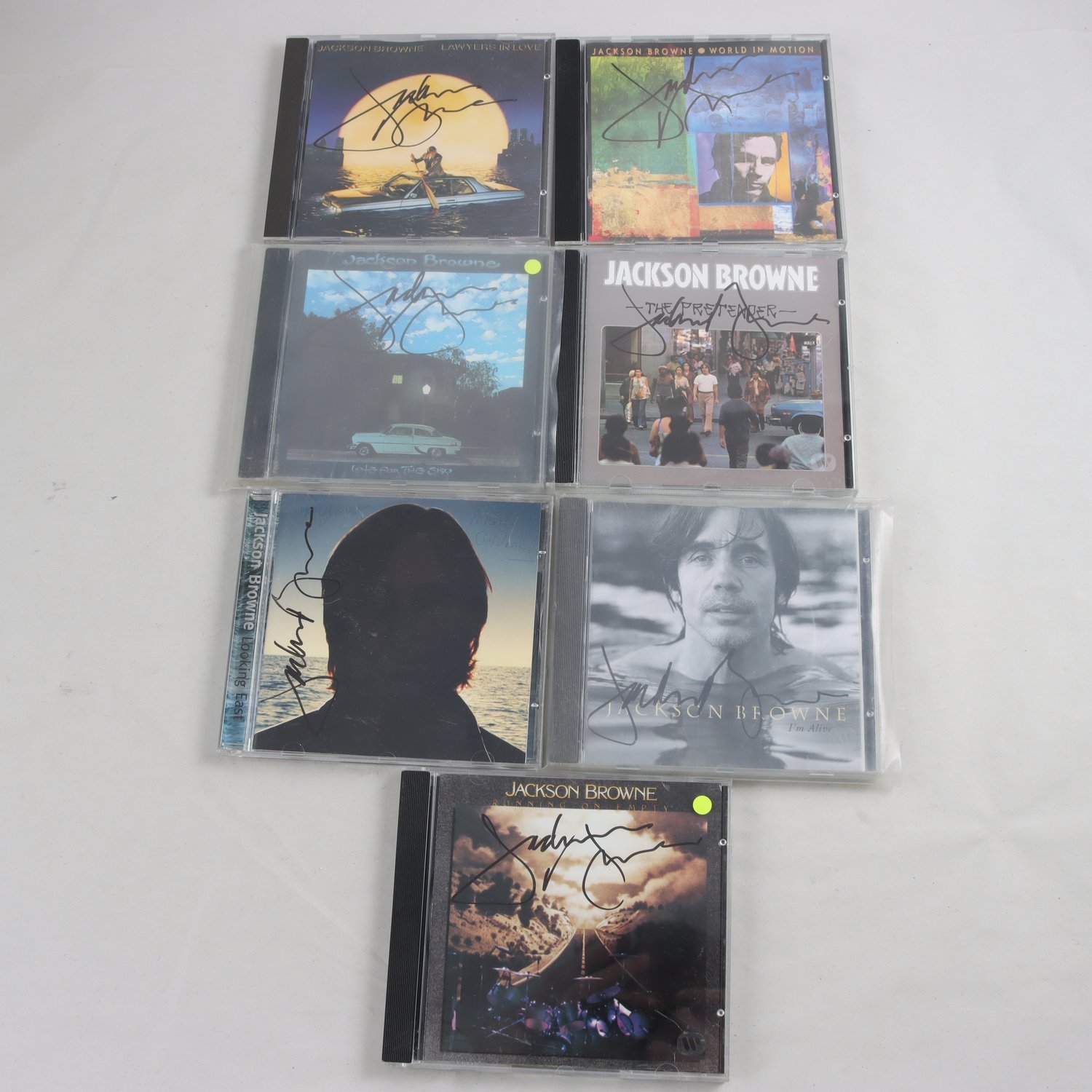 CD Jackson Browne, 7 st signerade titlar