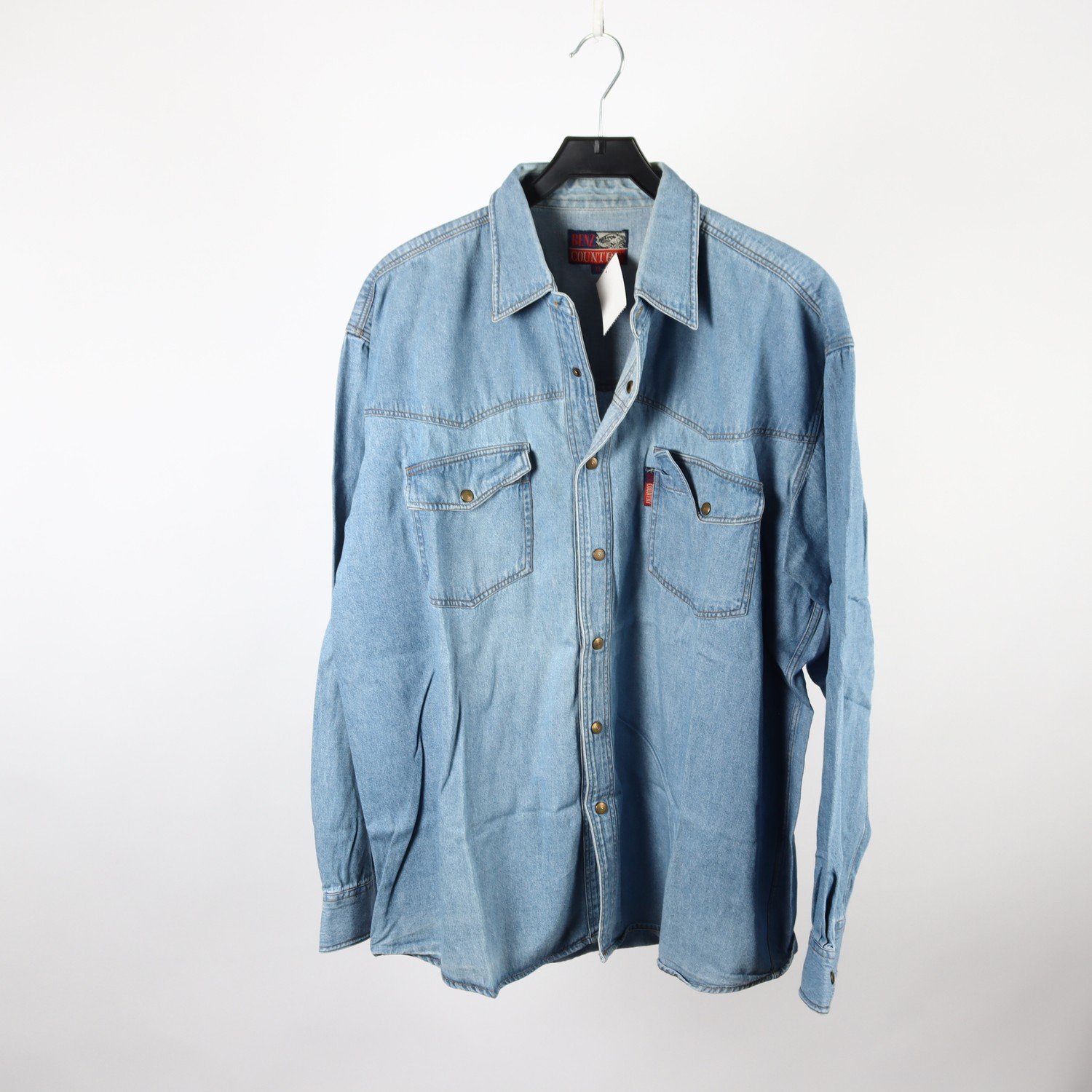 Jeansskjorta, Benz Country, blå, stl. XL