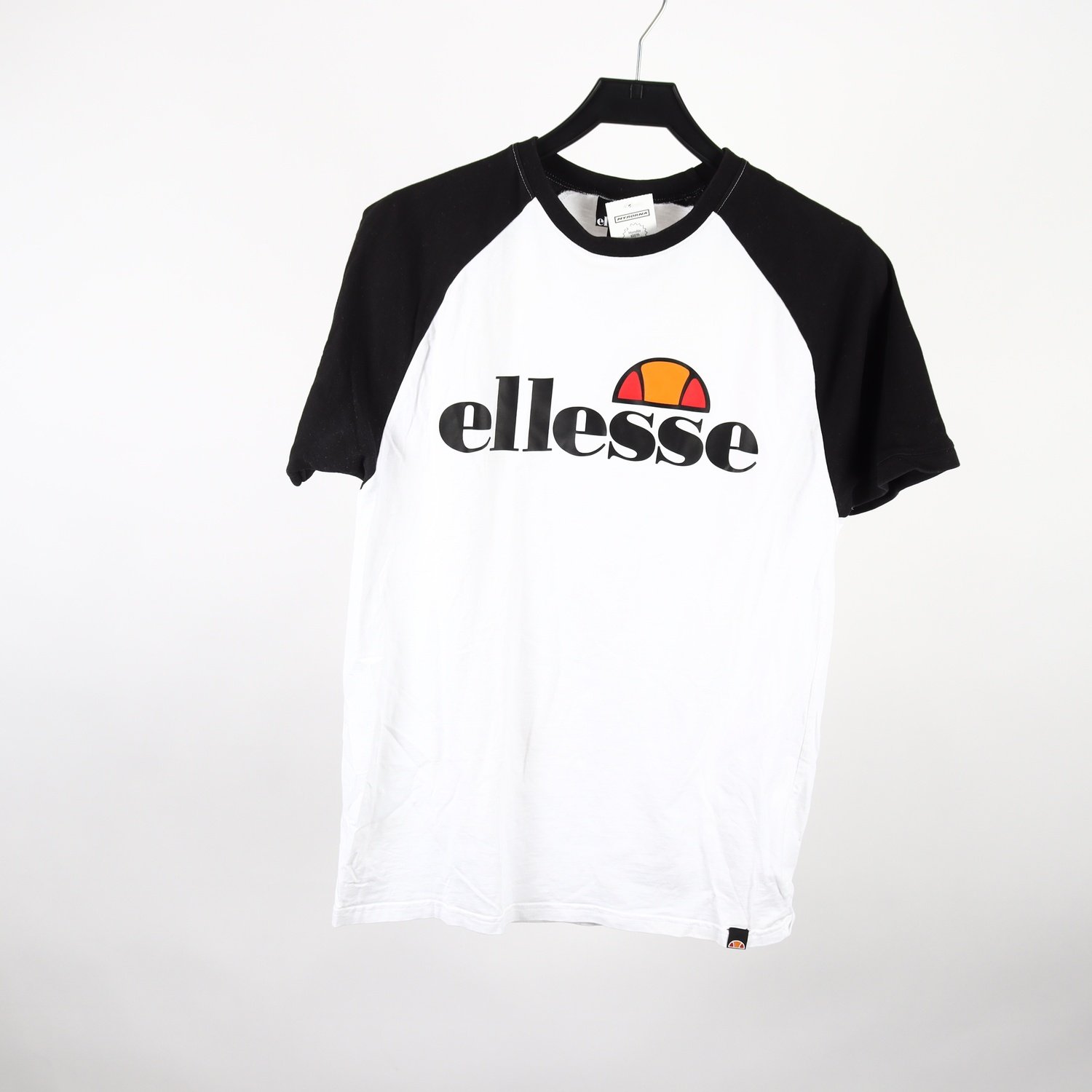 T-shirt, Ellesse, vit, svart, stl. L