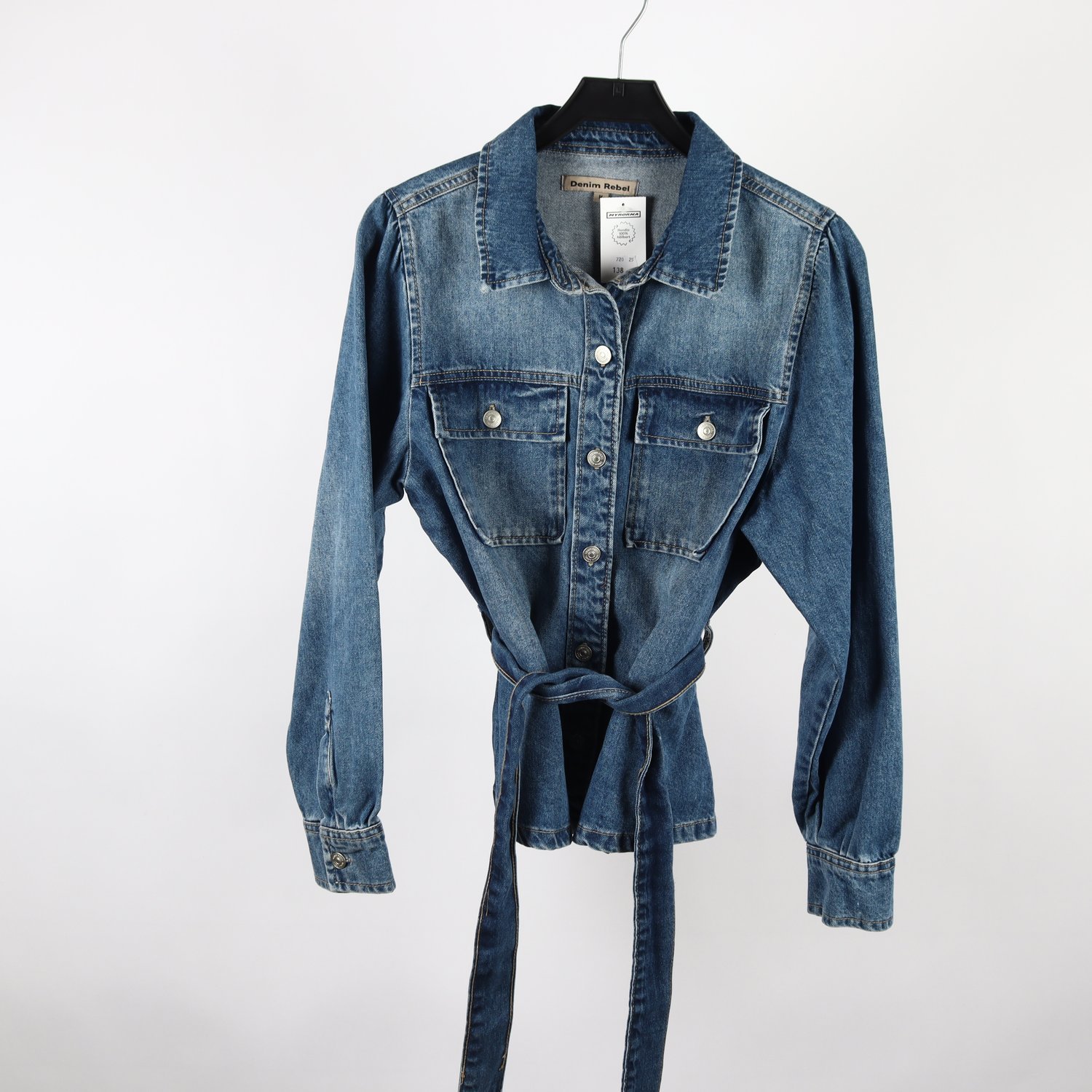Jeansskjorta, Denim Rebel, blå, stl. M