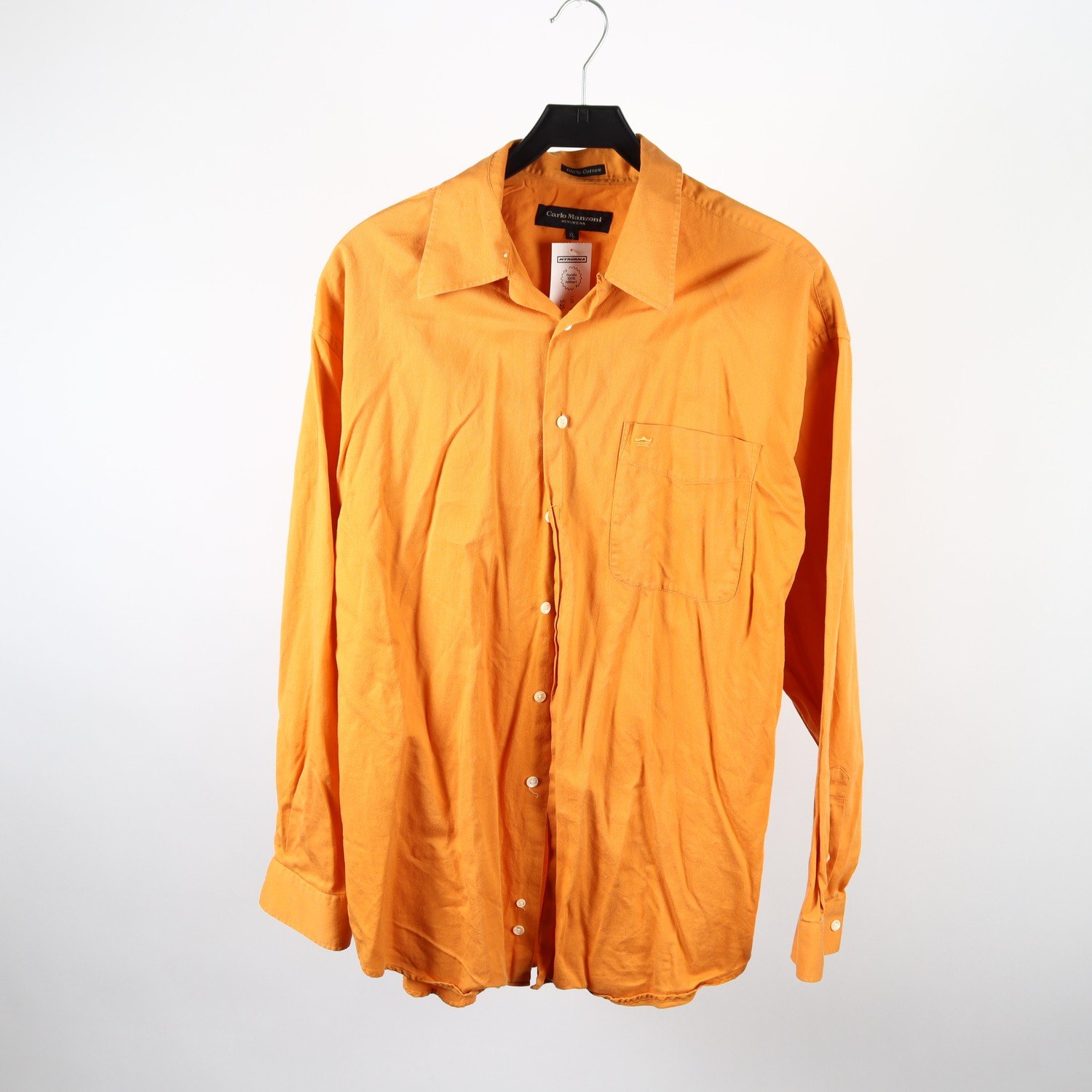 Skjorta, Carlo Manzoni, orange, stl. XL