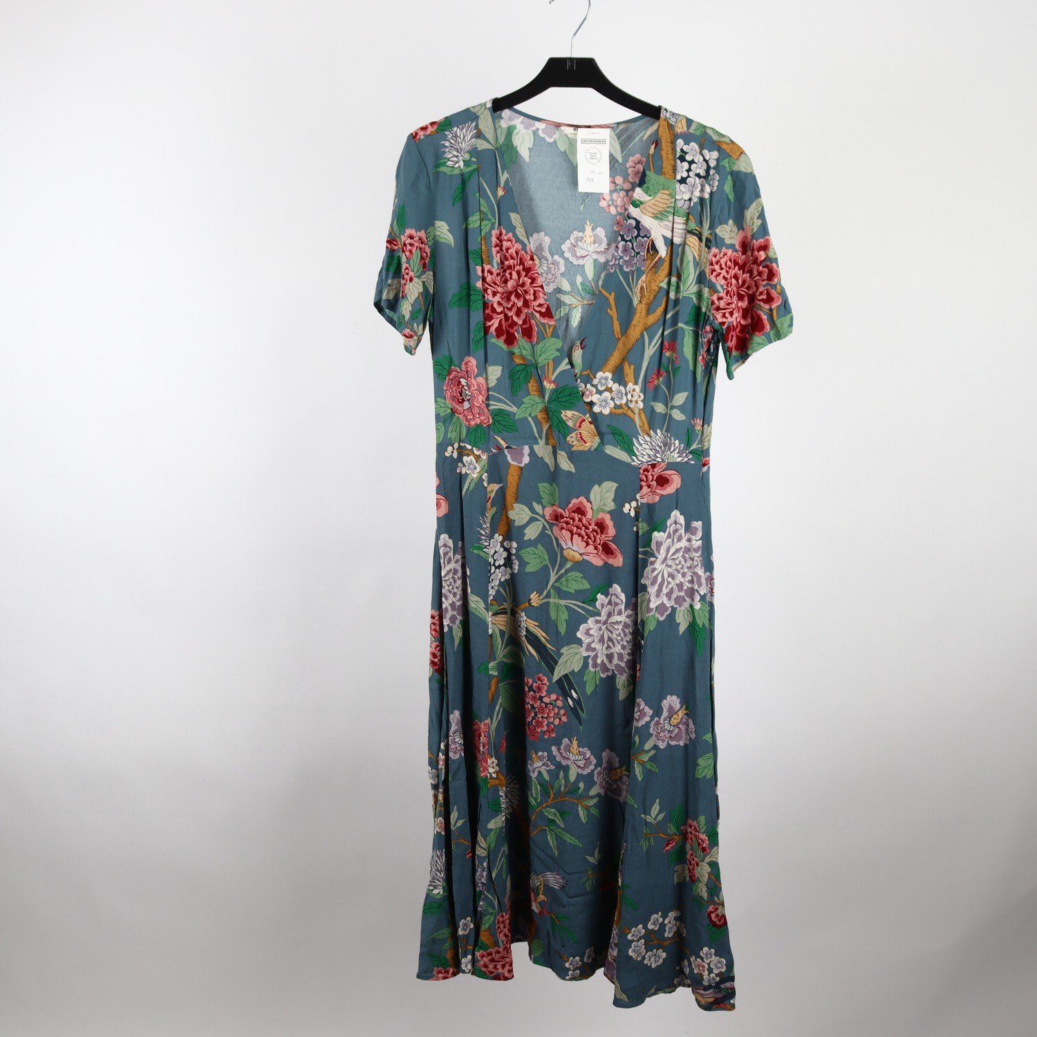Klänning, GP&J. Baker x H&M, blå, mönstrad, stl. 40