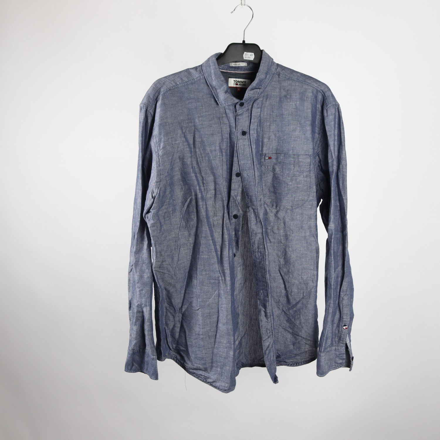 Skjorta, Tommy Hilfiger, linblandning, stl. XL