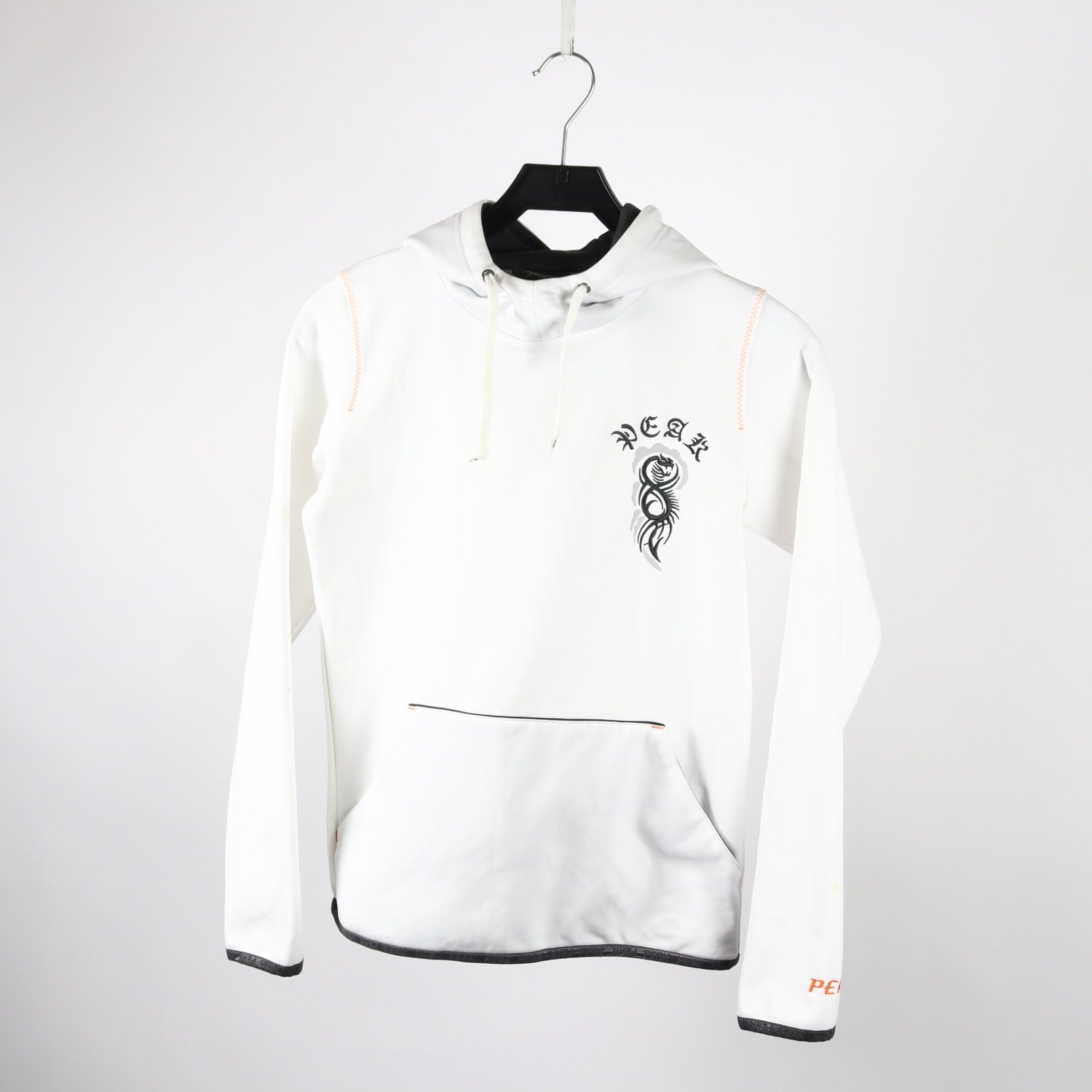 Hoodie, Peak Performance, vit, stl. S