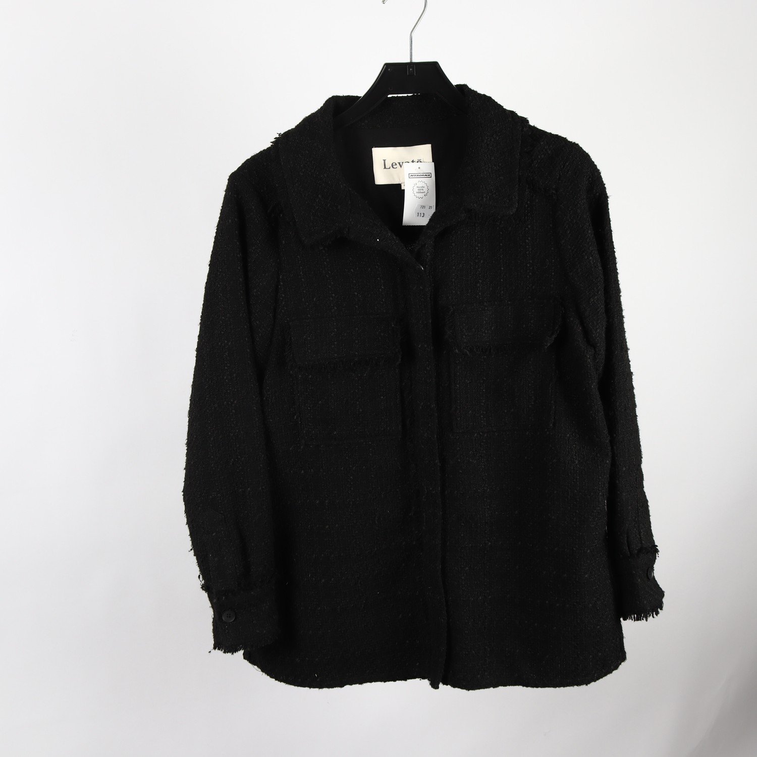 Overshirt, Levetè, svart, stl. S