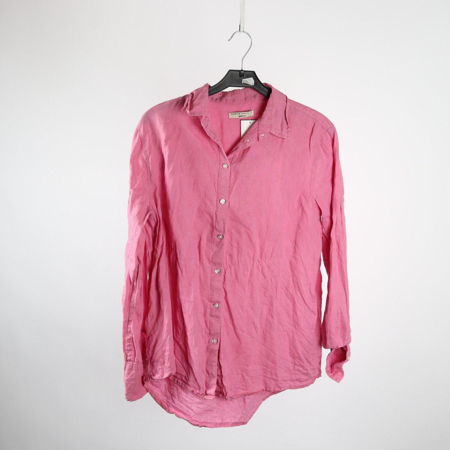 Blus, Ginatricot, rosa, lin, stl. 36