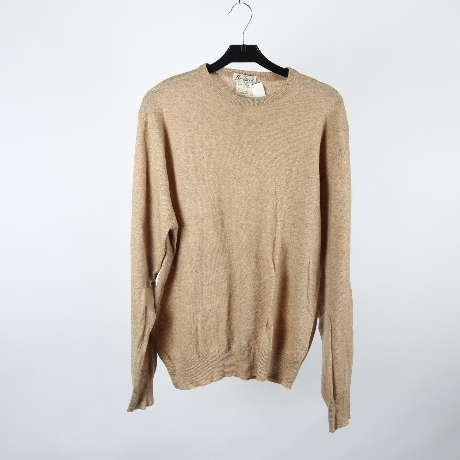 Tröja, Lammull, beige, stl. M