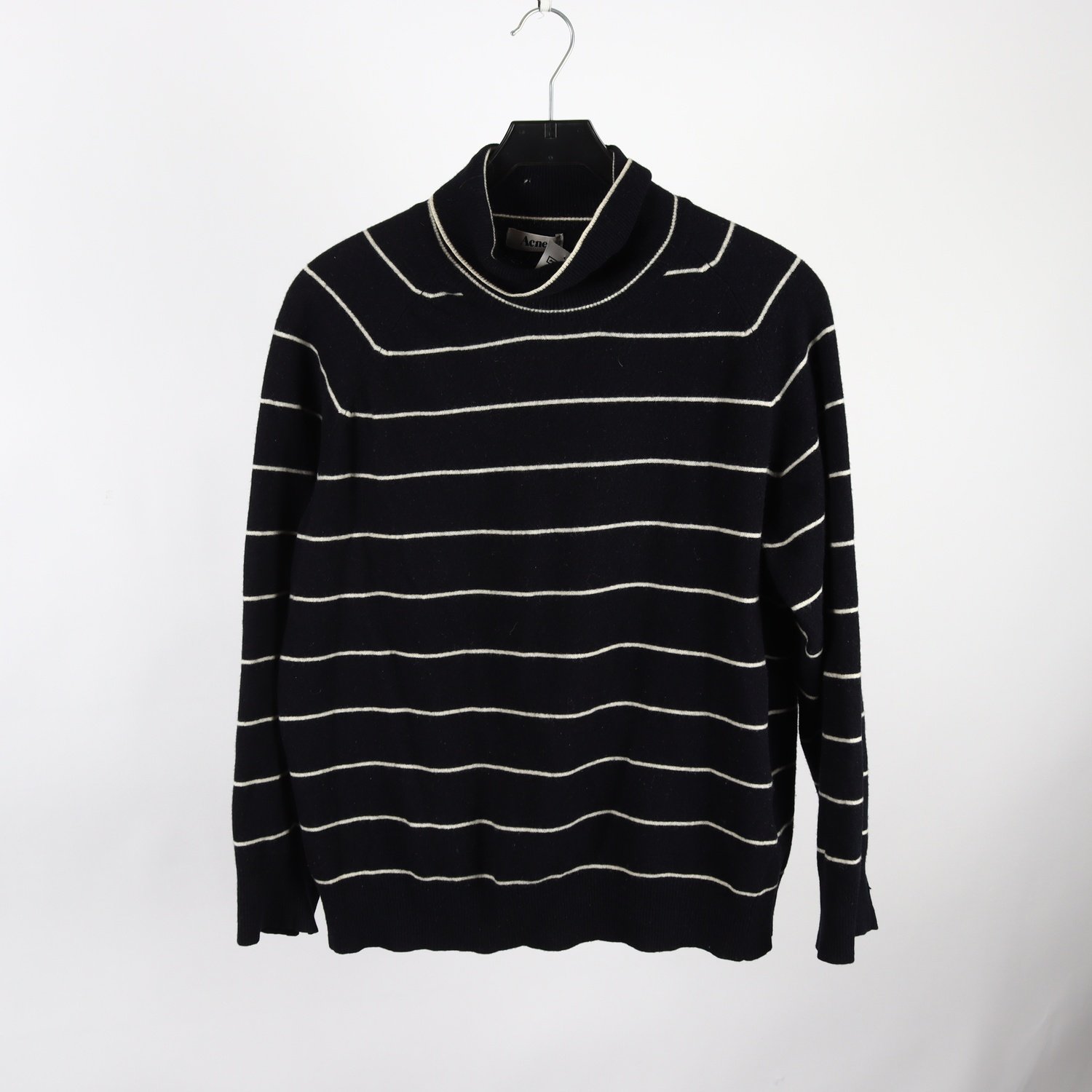 Tröja, Acne, blå, vit, randig, stl. M