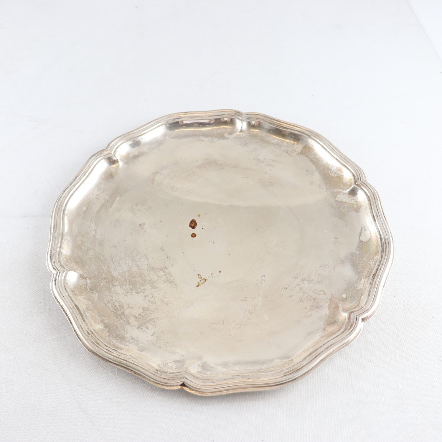 Fat, silver, kattfot, H. Andersson, 1932