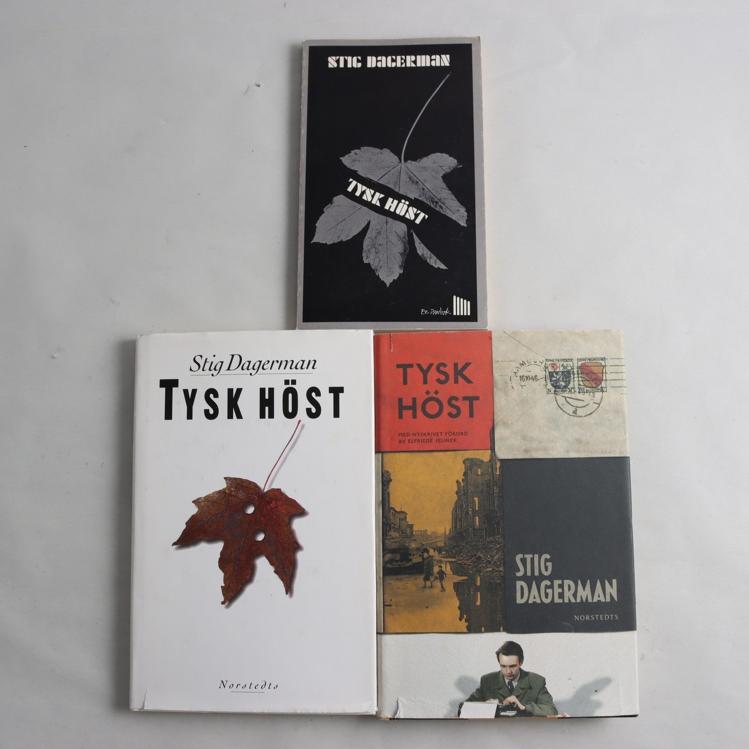 Stig Dagerman, Tysk höst, 3 olika upplagor