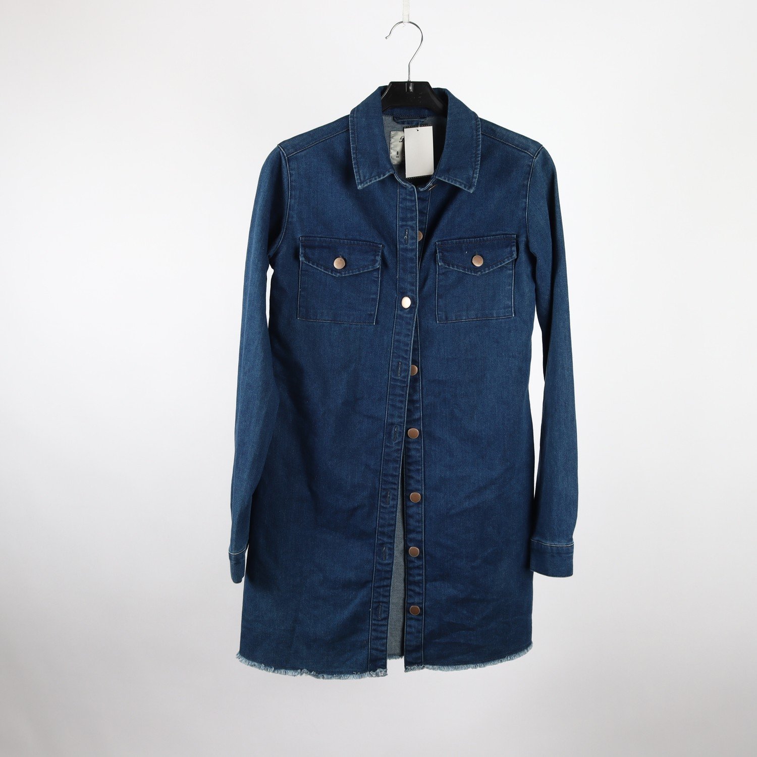 Klänning, Denim Co, blå, jeant, stl. 36