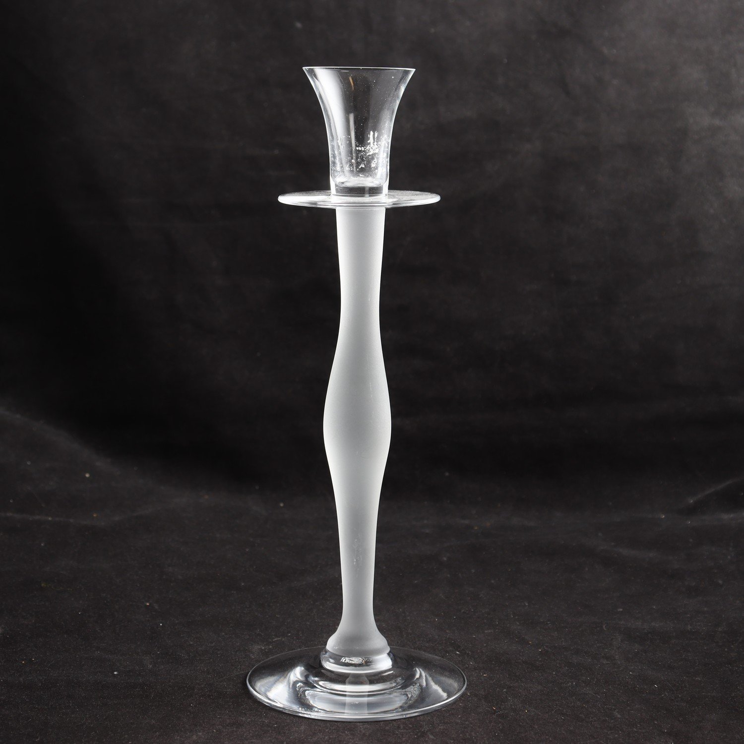 Ljusstake, Orrefors, ”Celeste”, Anne Nilsson, glas. Samfraktas ej.