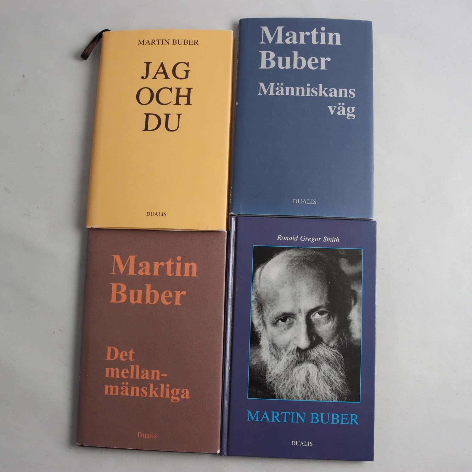 Martin Buber, bokpaket med 4 volymer