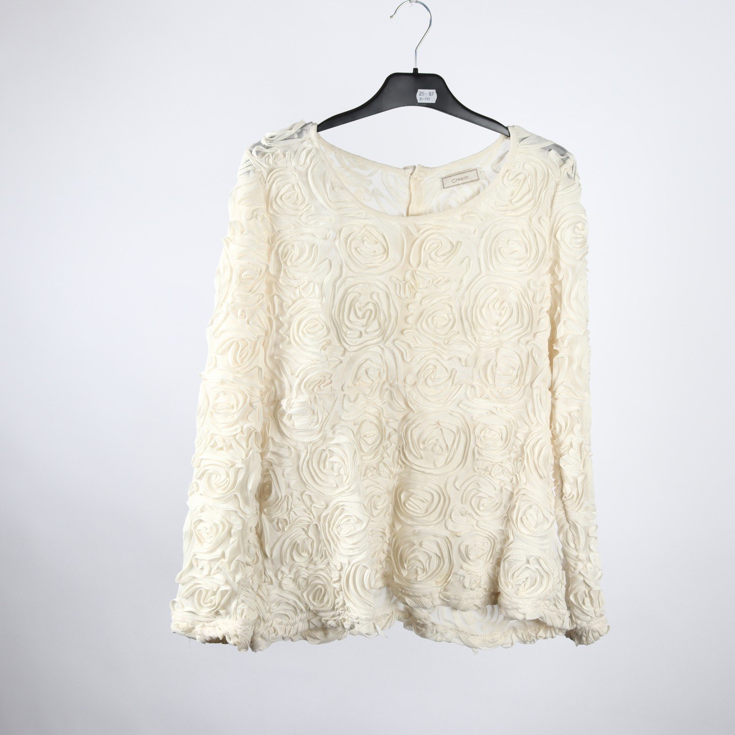Blus, Cream, stl. L