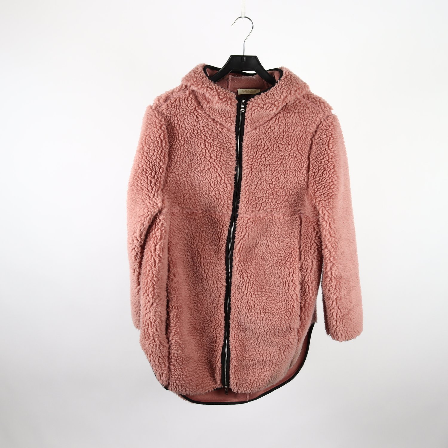 Teddyjacka, Stank, rosa, pile, oversize, stl. S/M
