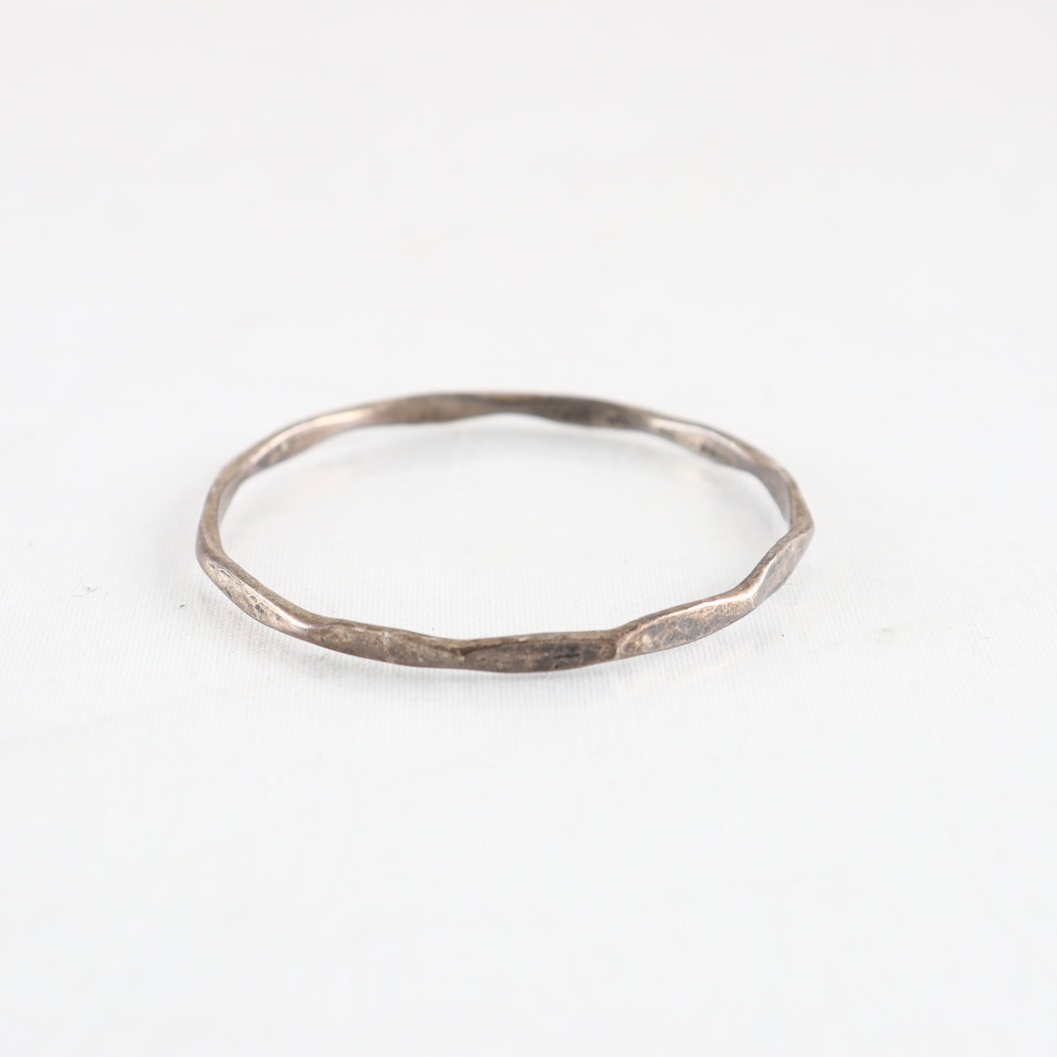 Armring, silver 925, hamrad yta