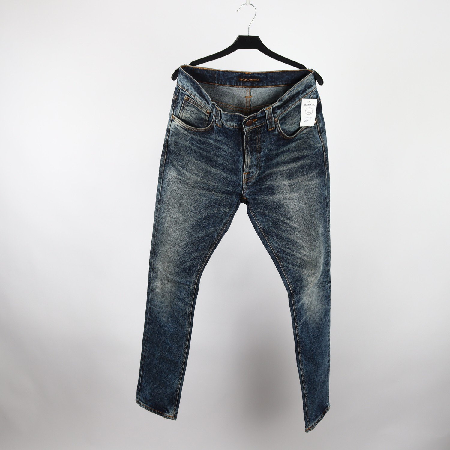Jeans, Nudie, blå stl. W32 L32