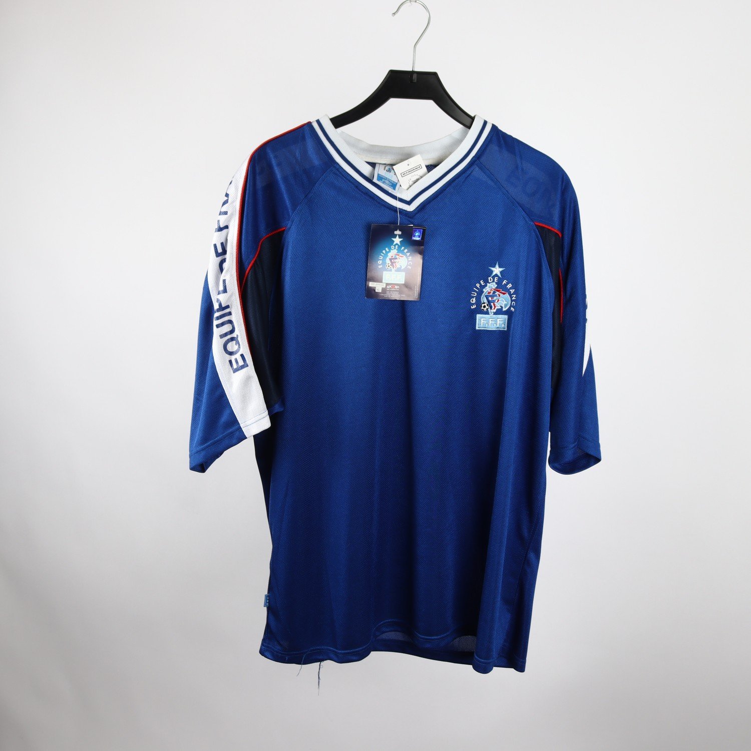 Sporttröja, F.F.F.Equipe De France, blå, stl. XL