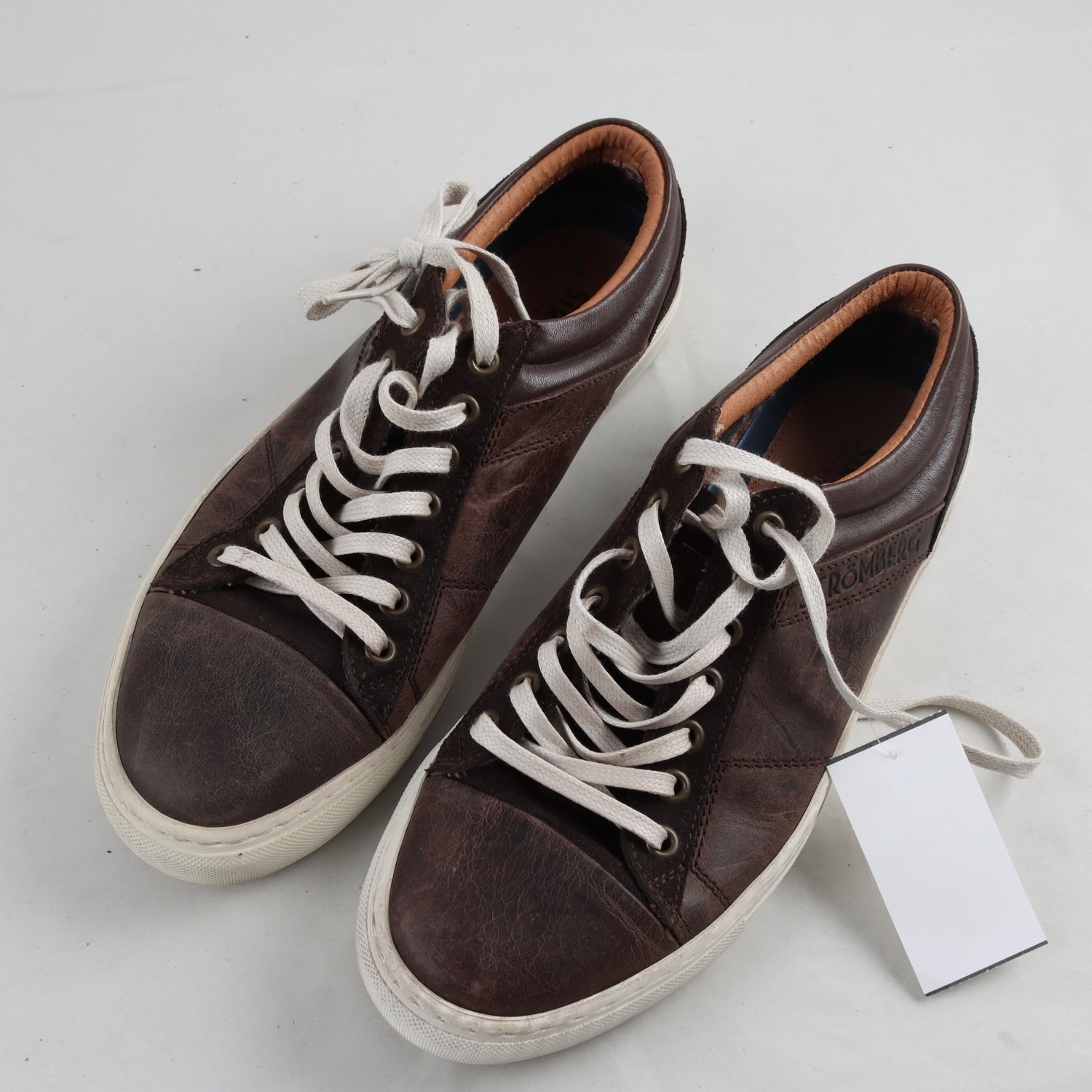 Sneakers, Strömberg, brun, skinn, stl. 41