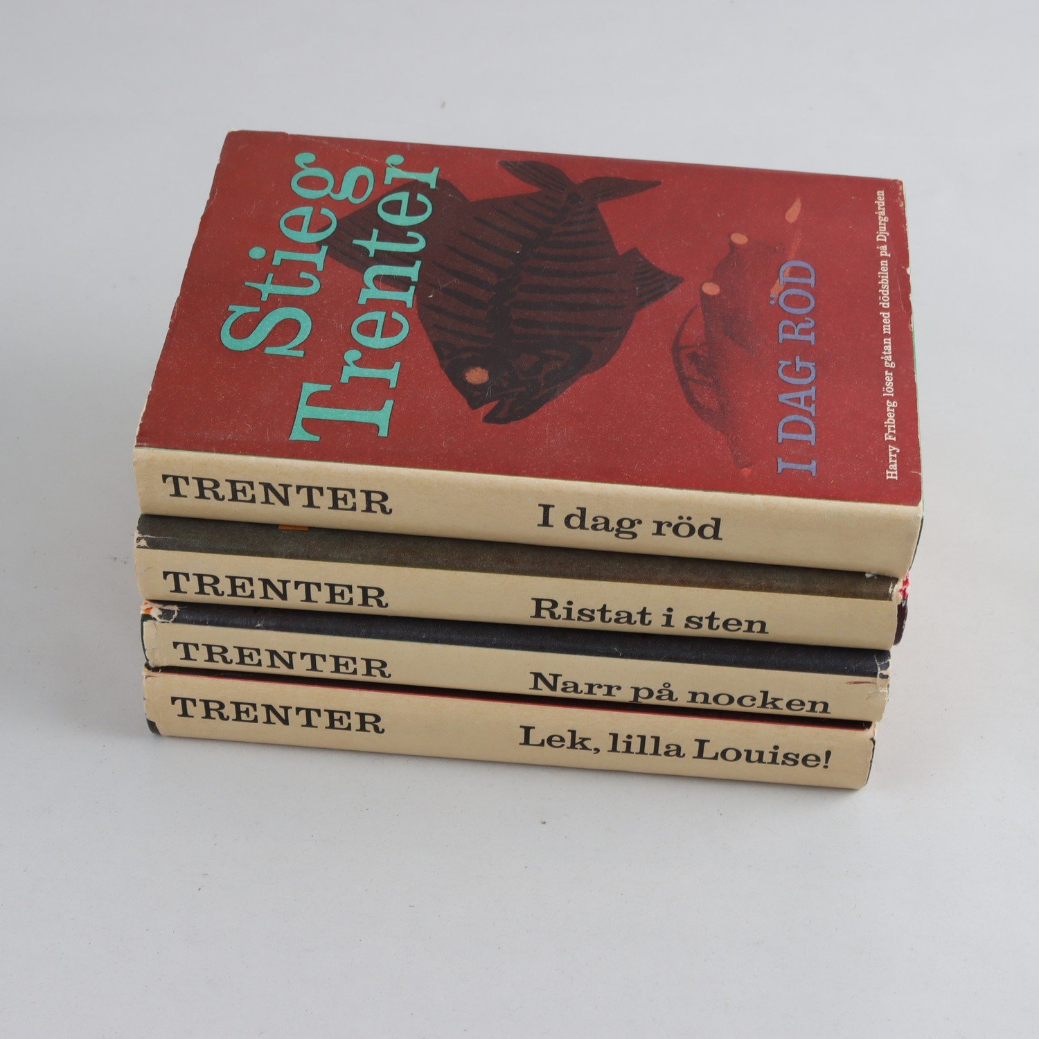 Stieg Trenter, bokpaket med 4 volymer