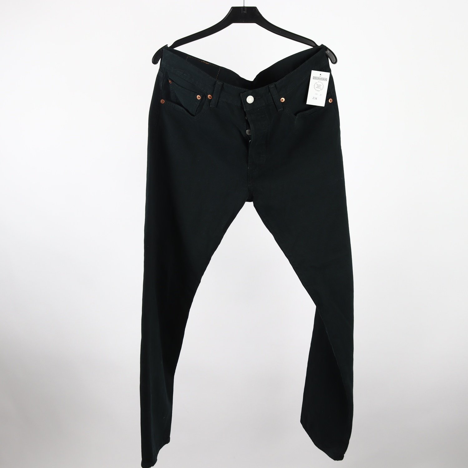 Jeans, Levis 501, svart, stl. W32 L30
