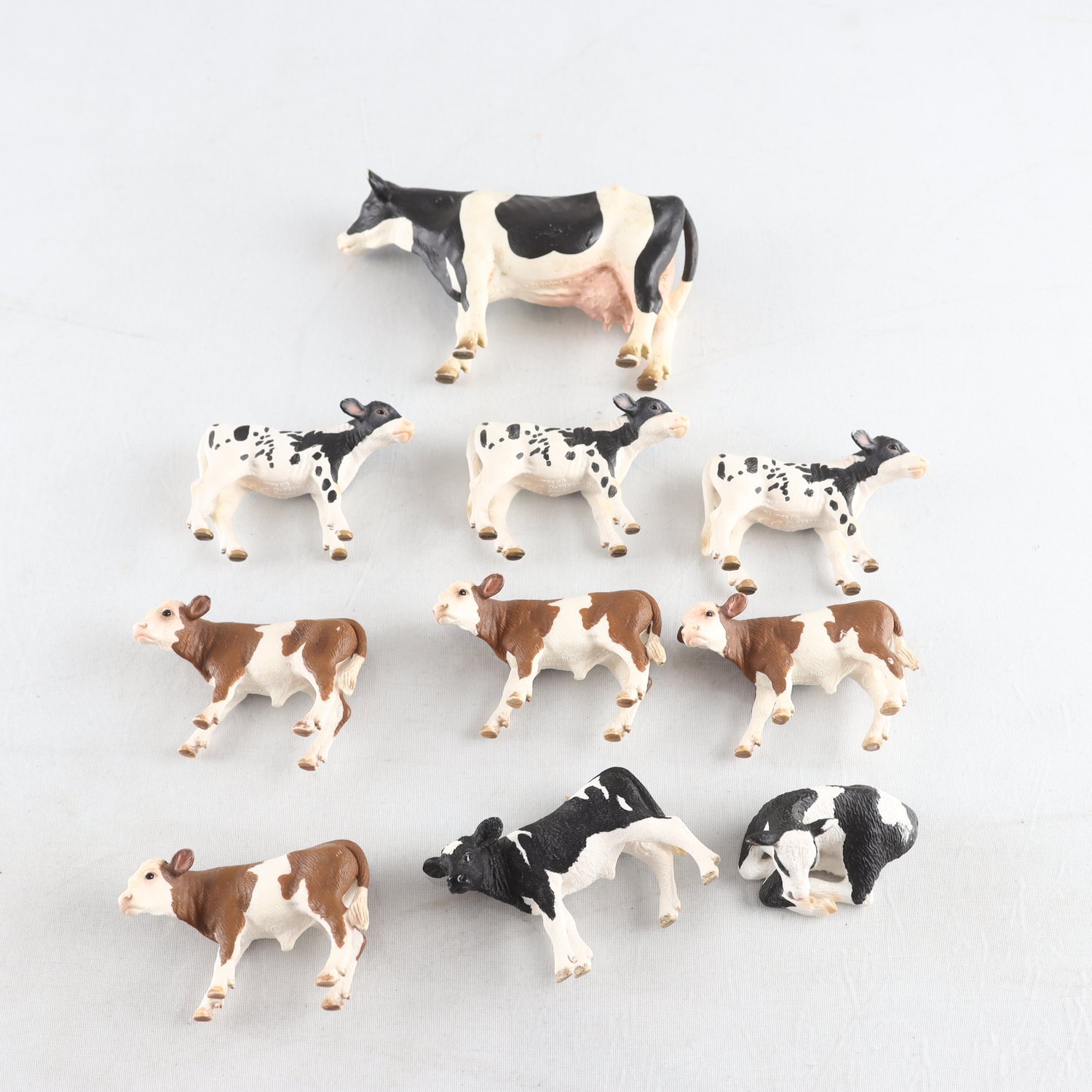 Leksaksdjur, Schleich, Ko och Kalvar, 10st