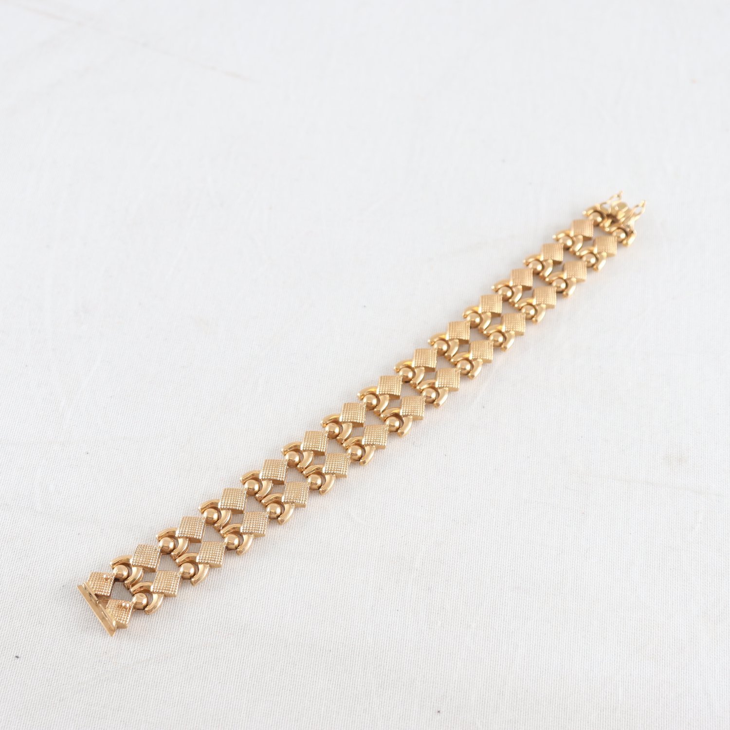 Armband, guld, stämplat F.O. PIC 750