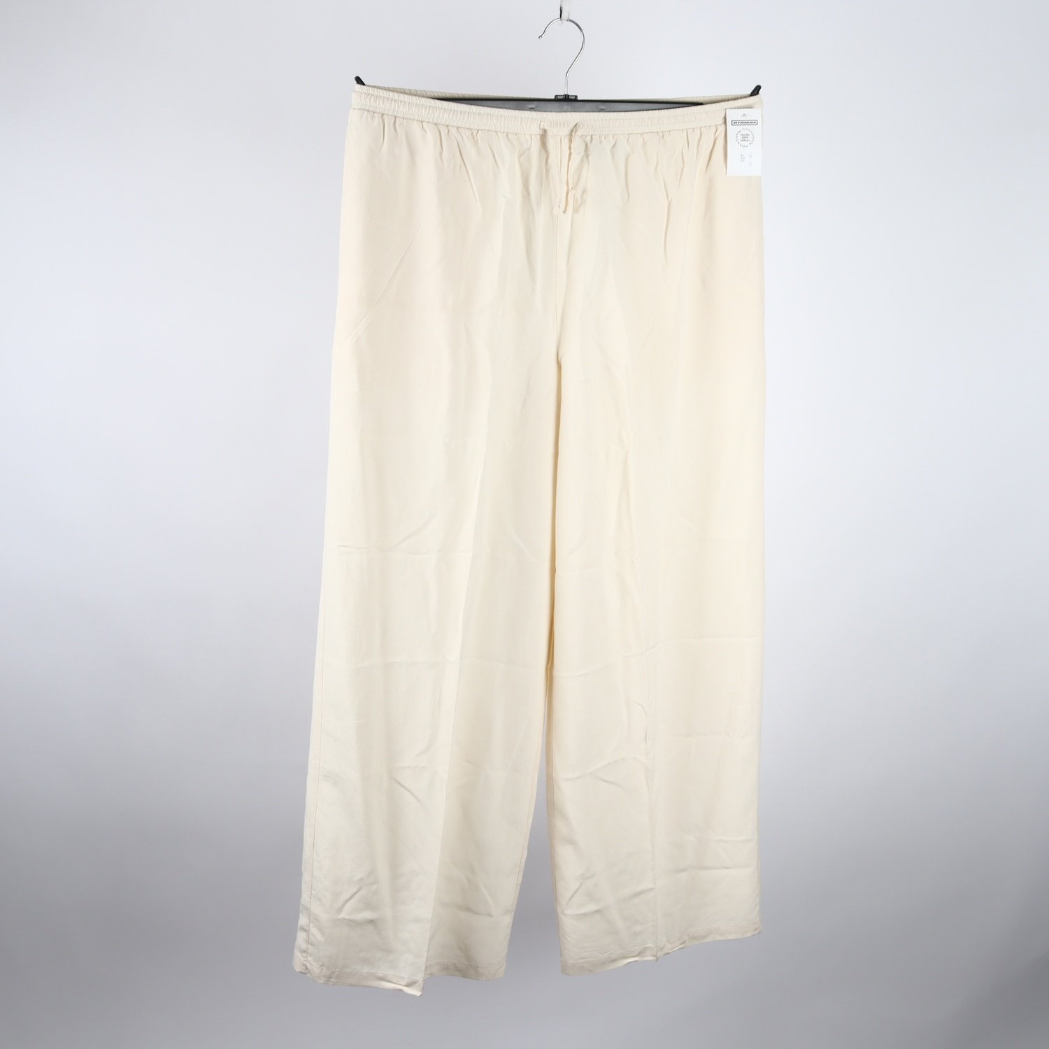 Byxor, Axen & Co, offwhite, silke, stl. M