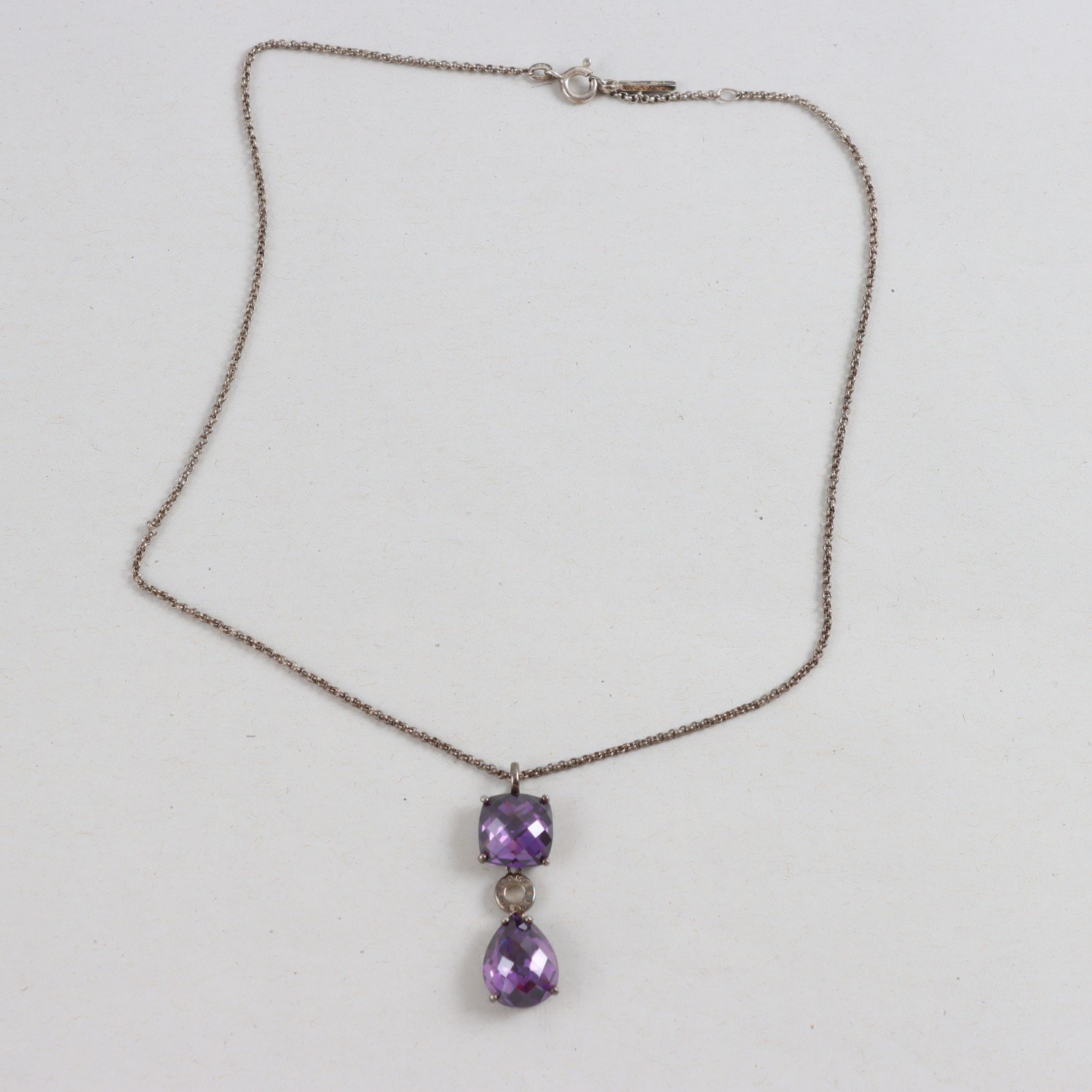 Halsband & Hänge, silver och glas, Thomas Sabo Brv: 10g