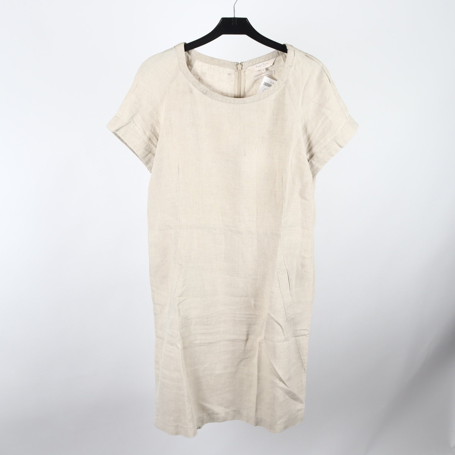 Klänning, Part Two, beige, lin, stl. 38
