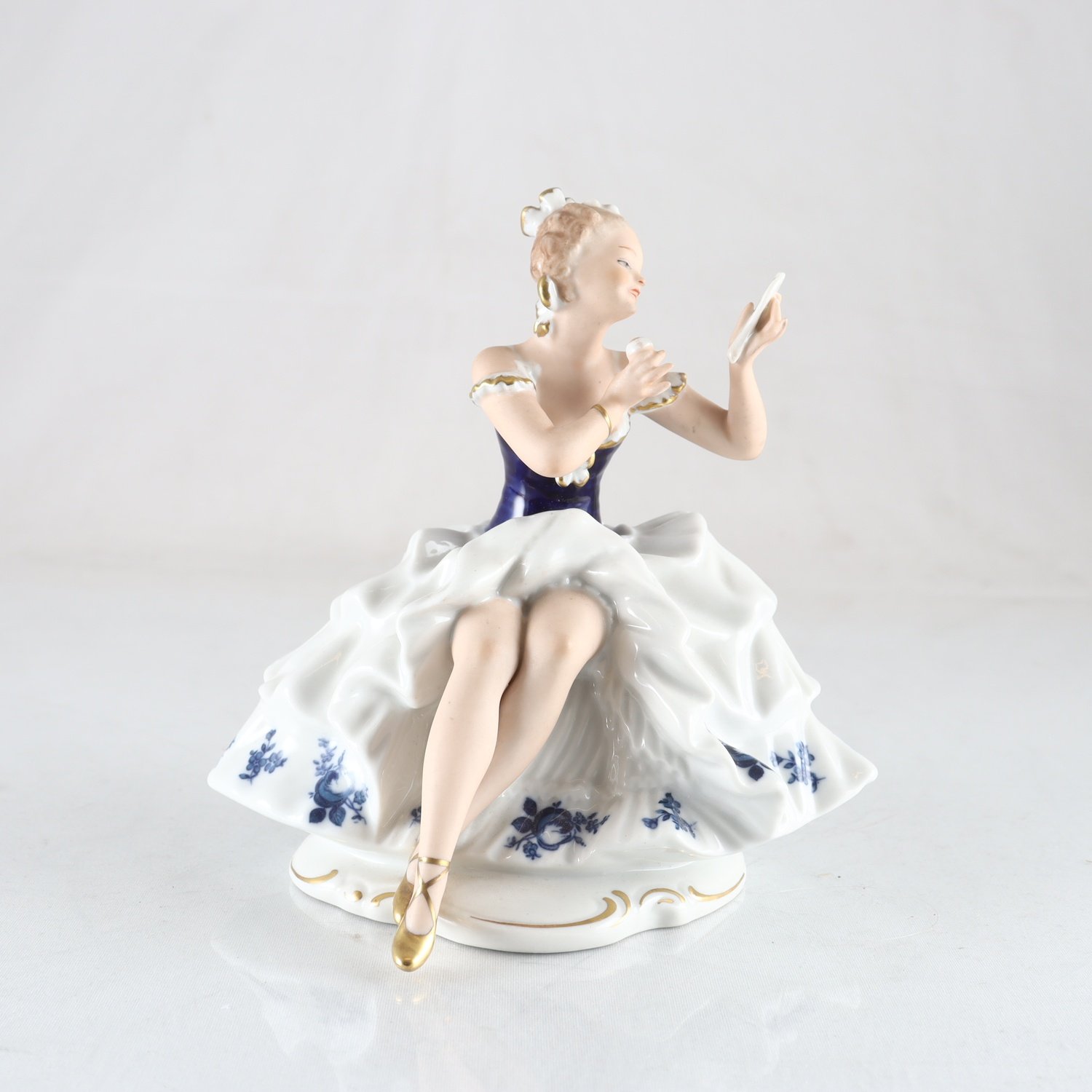 Figurin, porslin, Waldorf, Tyskland. Samfraktas ej.
