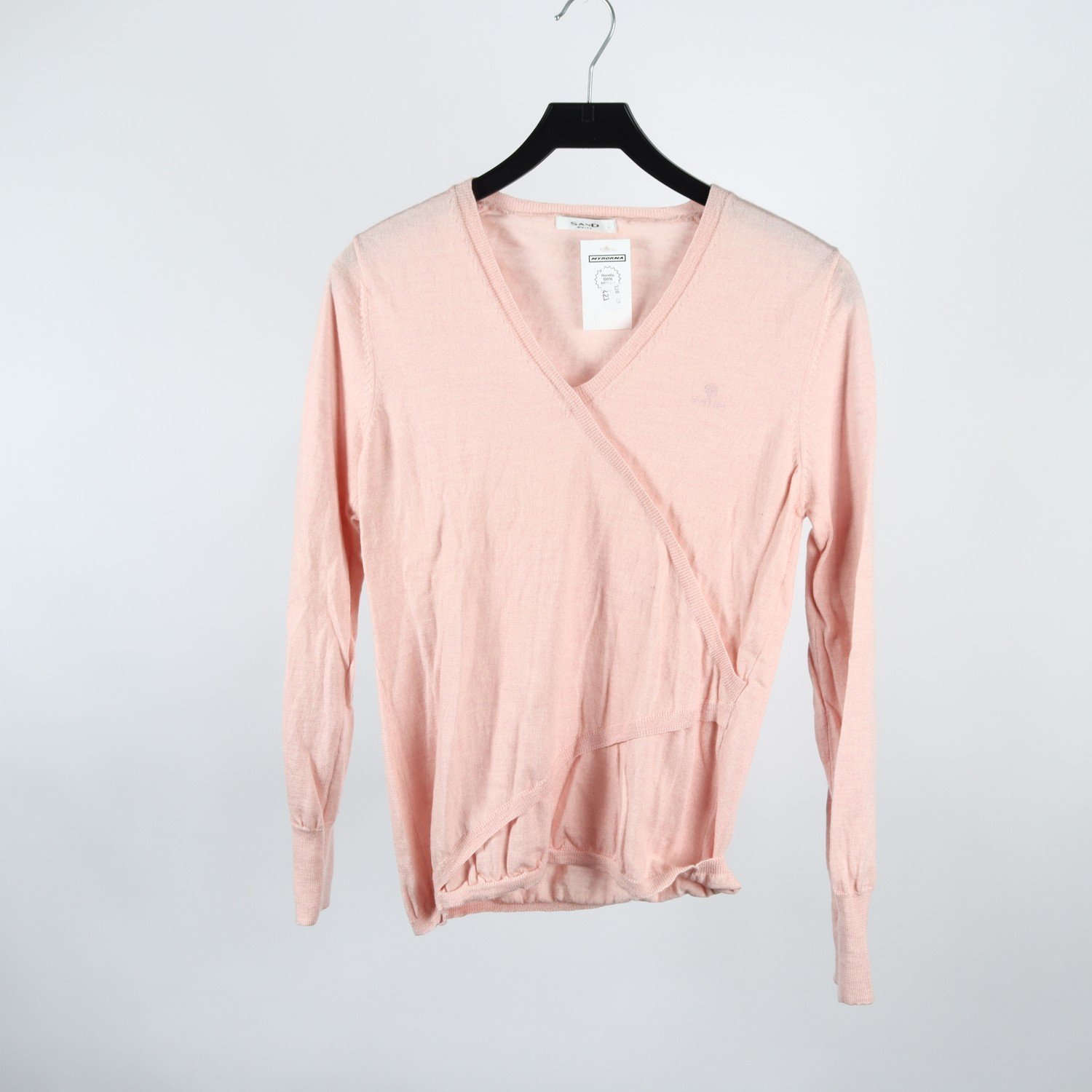 Tröja, Sand, rosa, ull, stl. XL