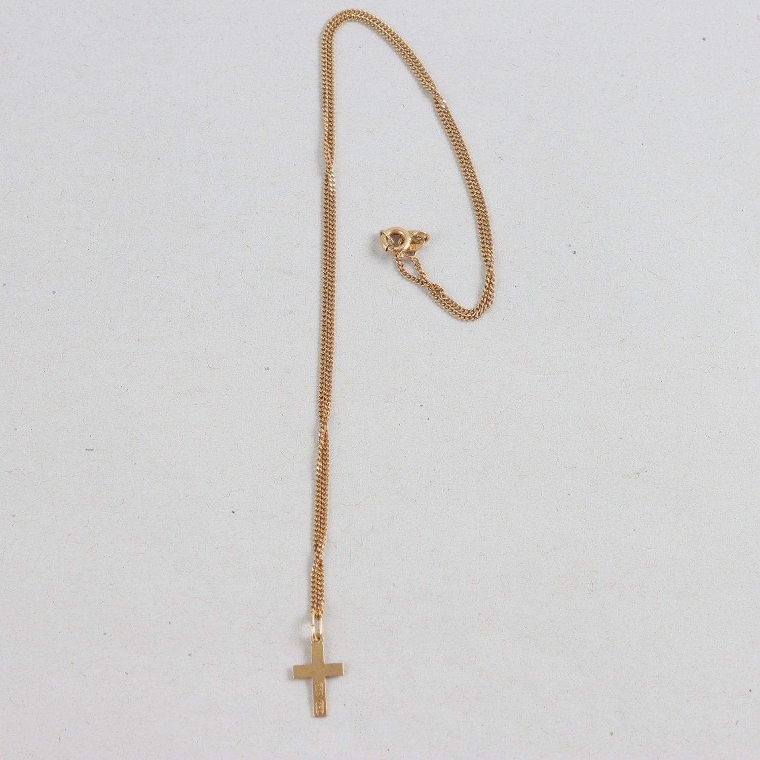Halsband & Hänge, Guld 18K, Vikt: 2,3g