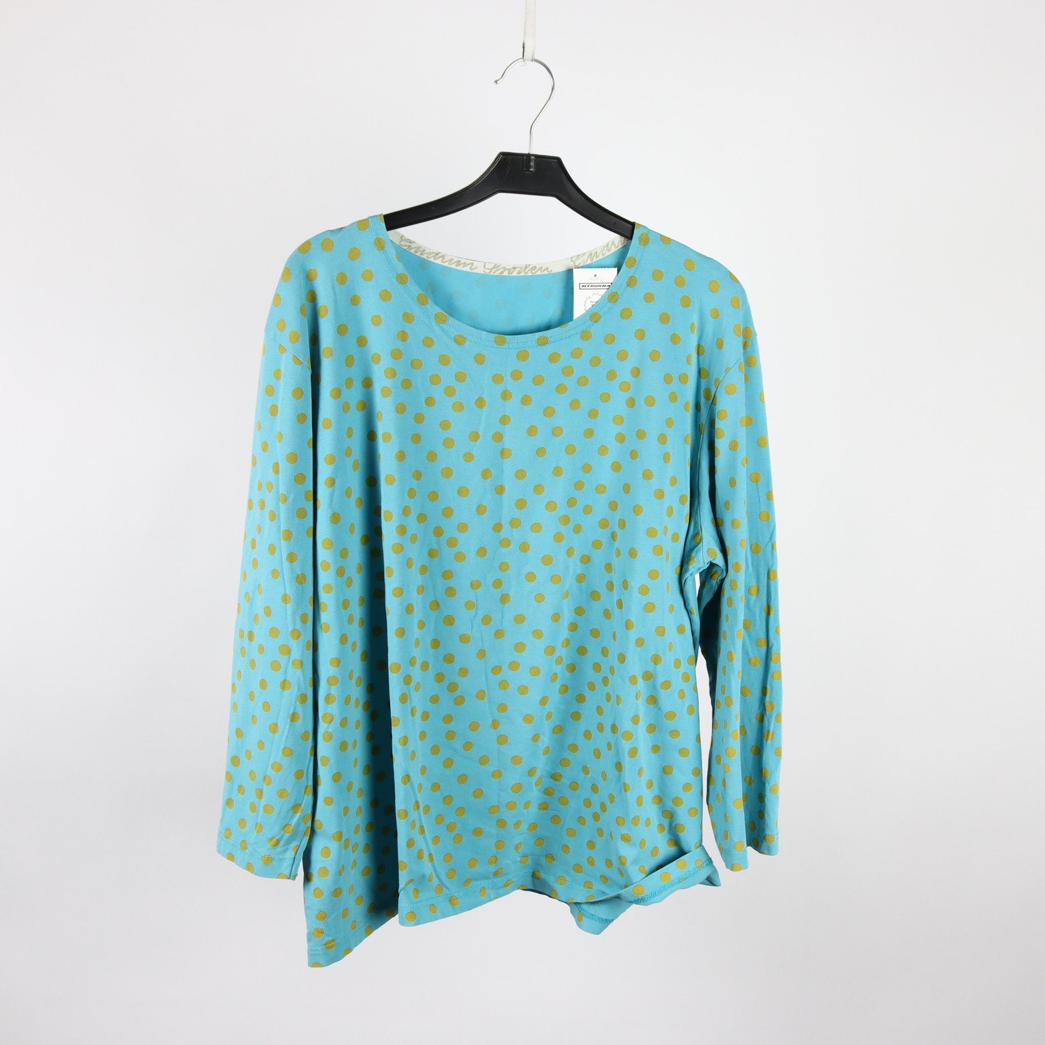 Tröja, Gudrun Sjödén, prickig, blå, grön, stl. ca. M/L