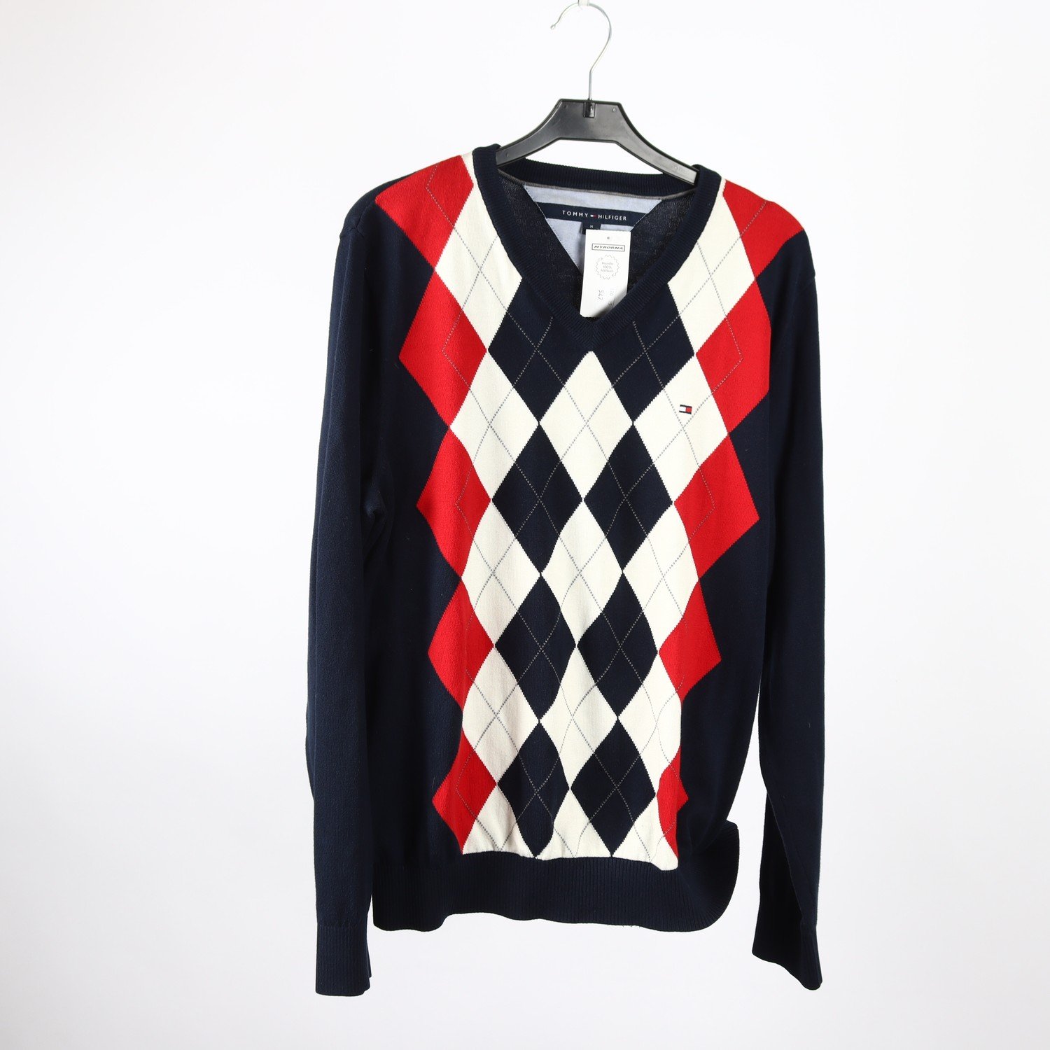 Tröja, Tommy Hilfiger, blå, röd, stl. M