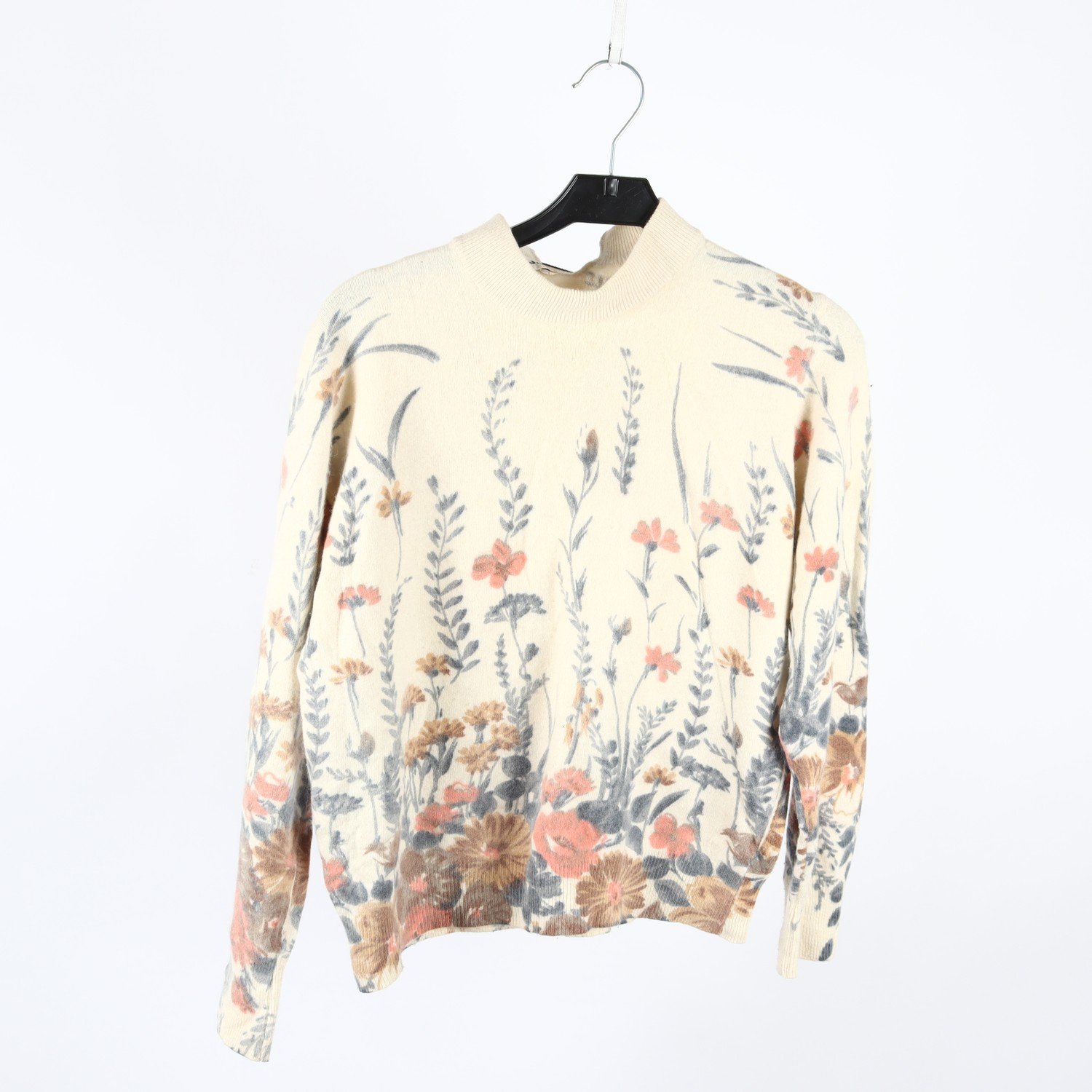 Tröja, Bernhard Altimann, mönstrad, offwhite, ull, angora, stl. ca. S